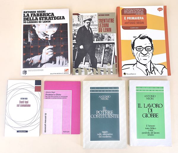 Opere di Antonio Negri sul Comunismo, sullo Stato e sul potere - 7 volumi