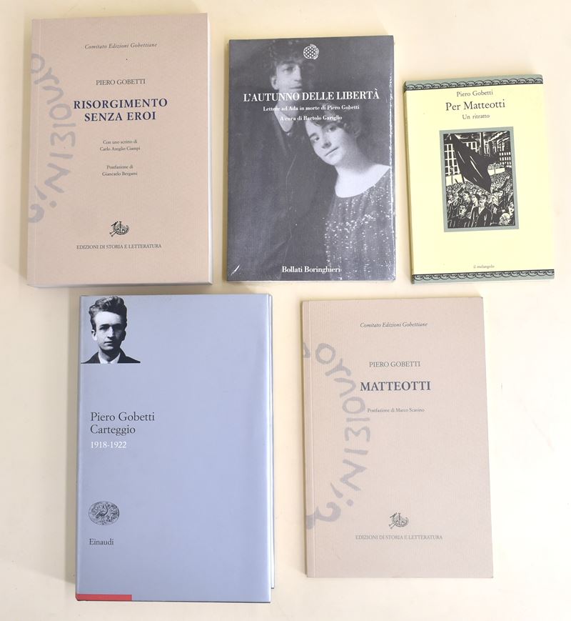 Opere su e di Pietro Gobetti - 5 Volumi