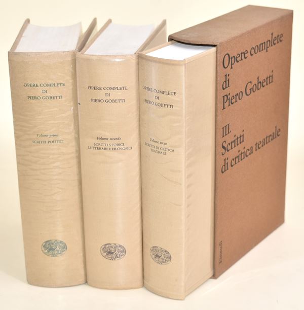 Opere complete di Pietro Gobetti - 3 volumi