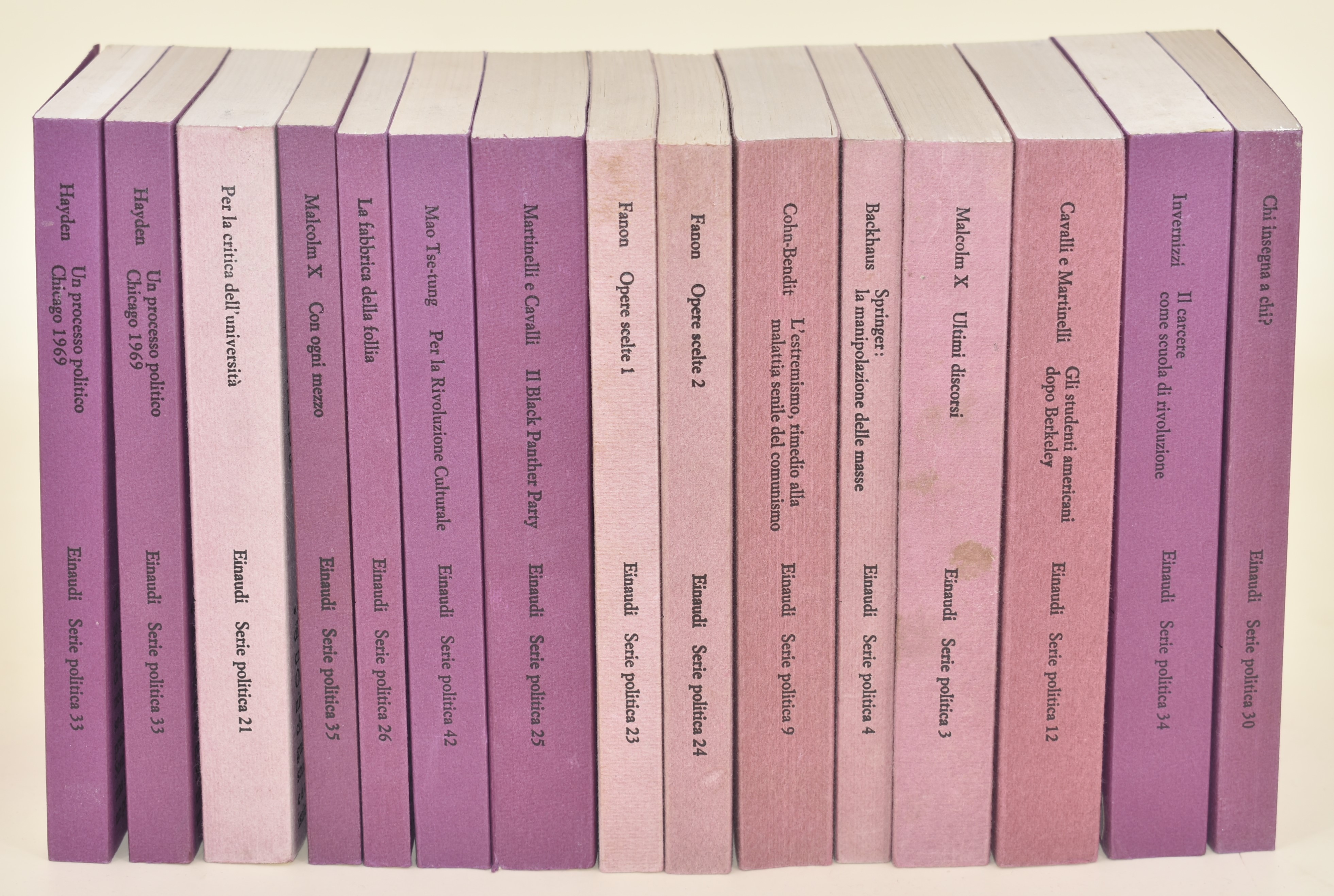 Collezione "Collana Serie Politica" edita da Einaudi - 14 volumi