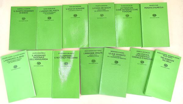 Collezione "Collana La Ricerca critica" edita da Einaudi - 13 volumi