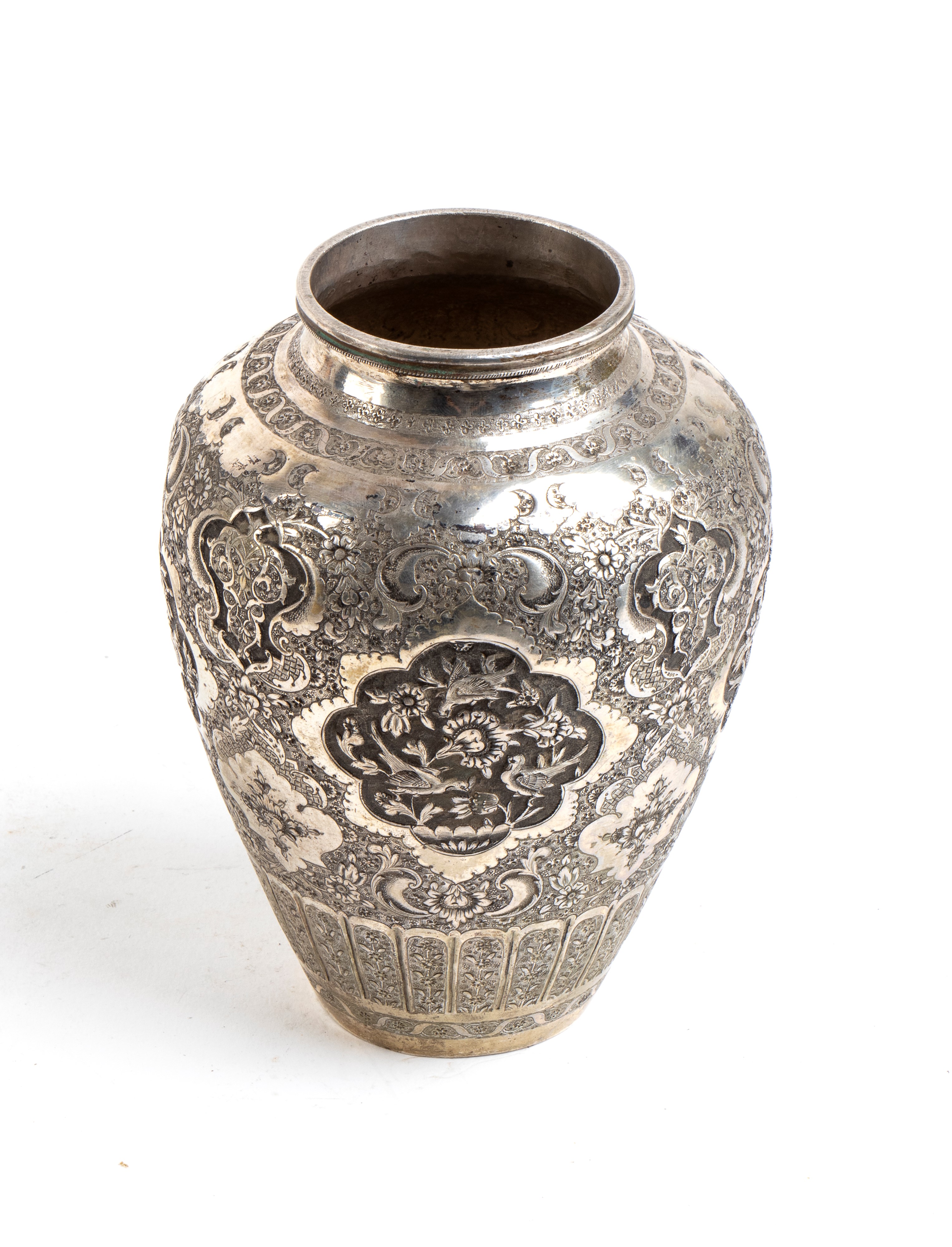 Vaso indiano in argento