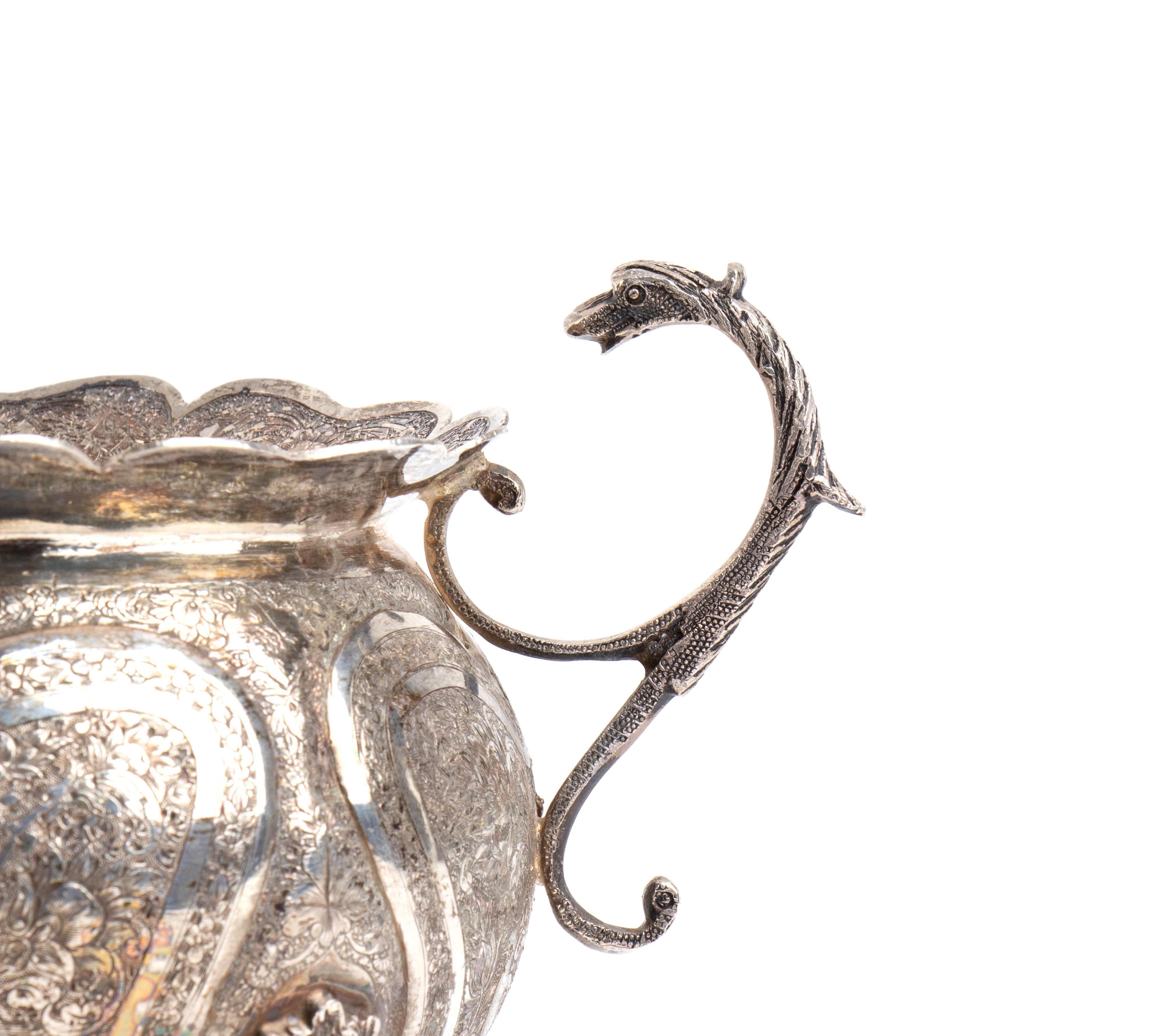 Zuccheriera indiana in argento