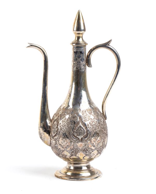 Indian solid silver teapot