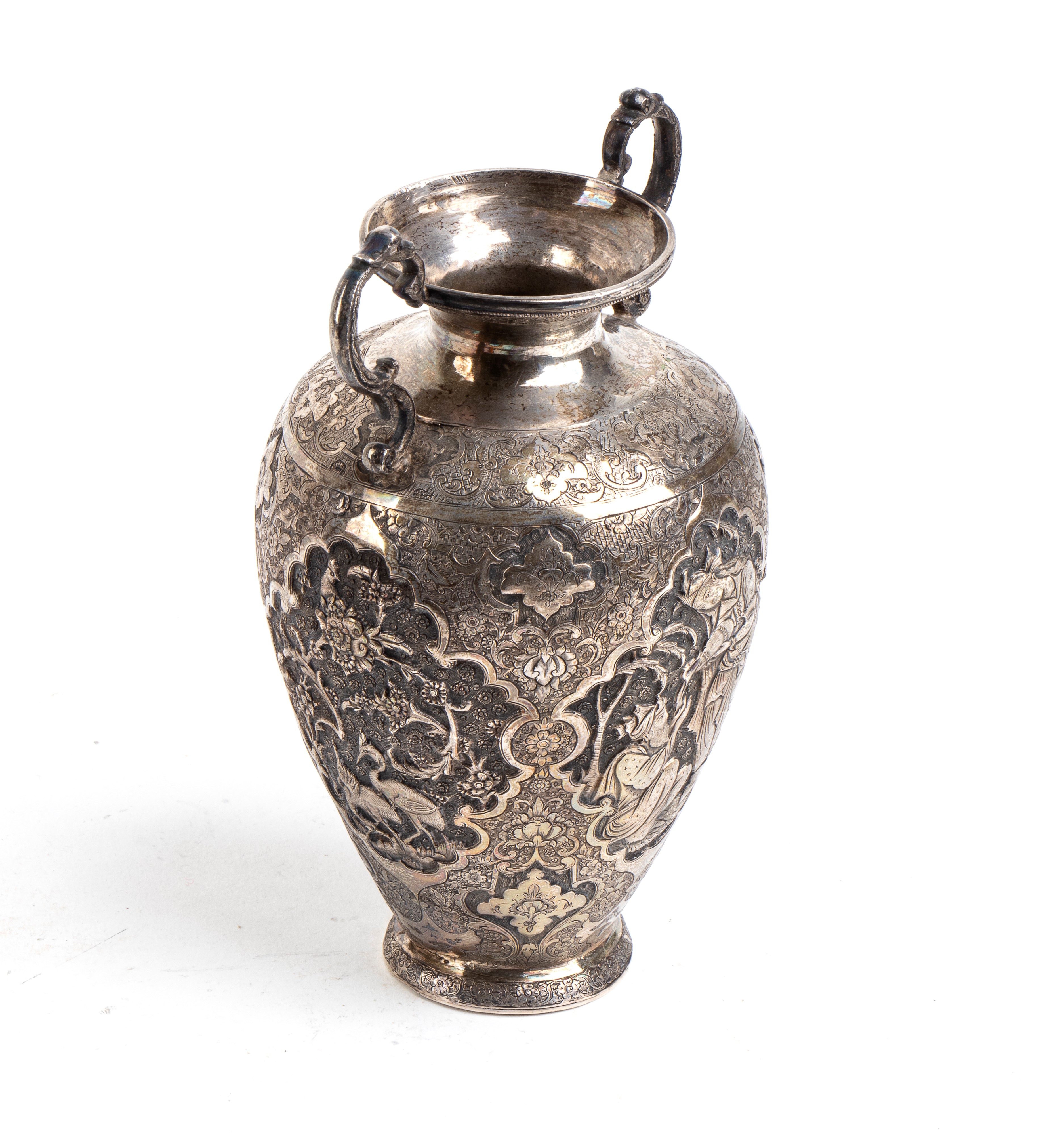 Vaso persiano in argento