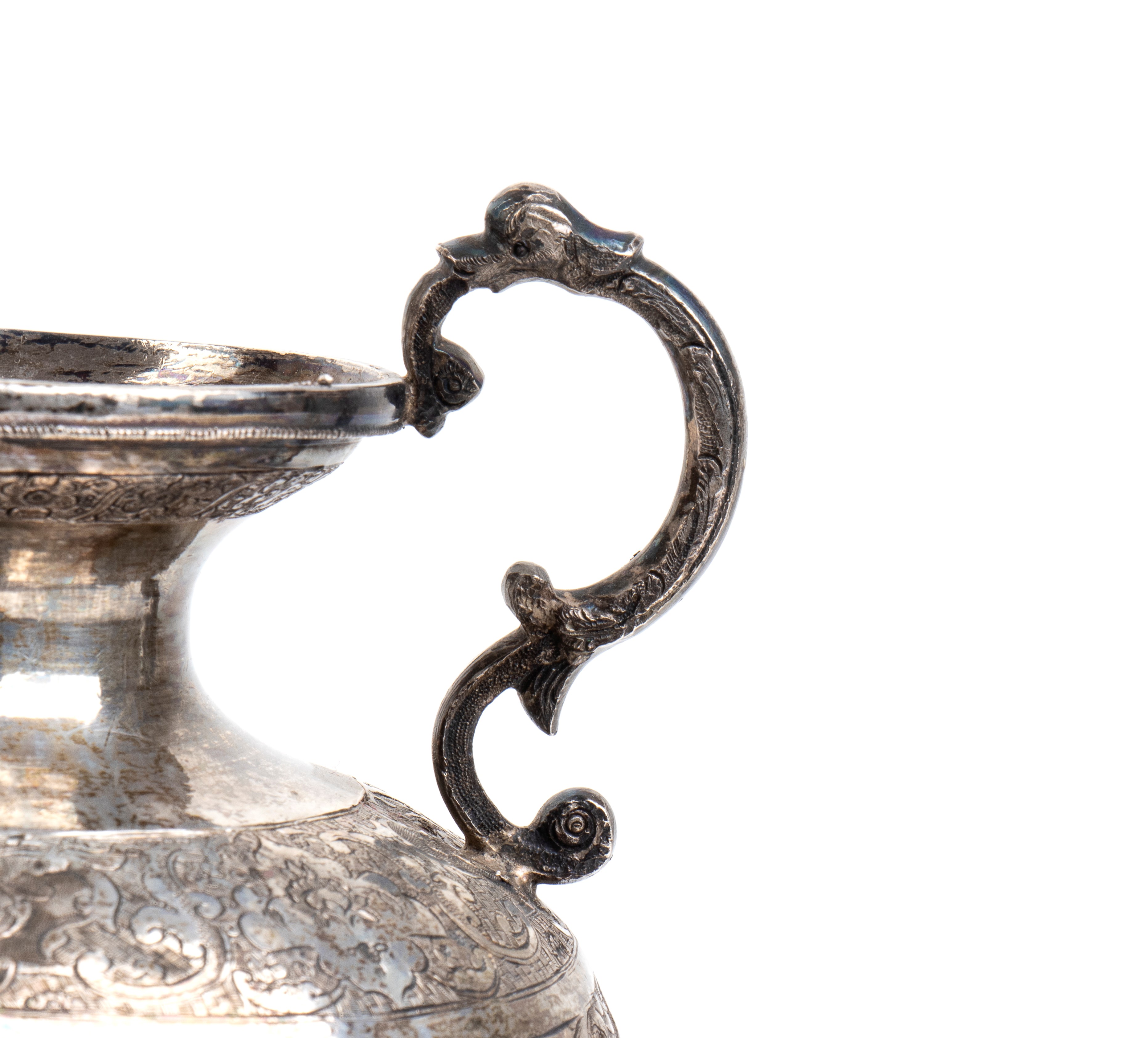 Vaso persiano in argento