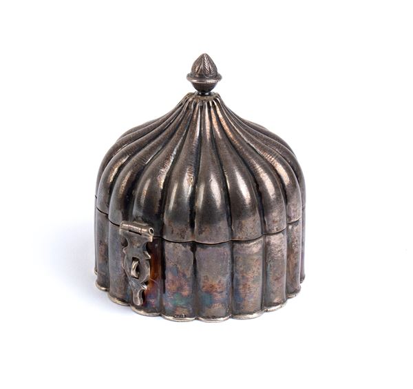 Solid silver indian box