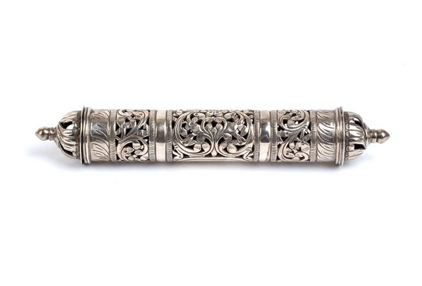 Solid silver Oriental Parchment holder 