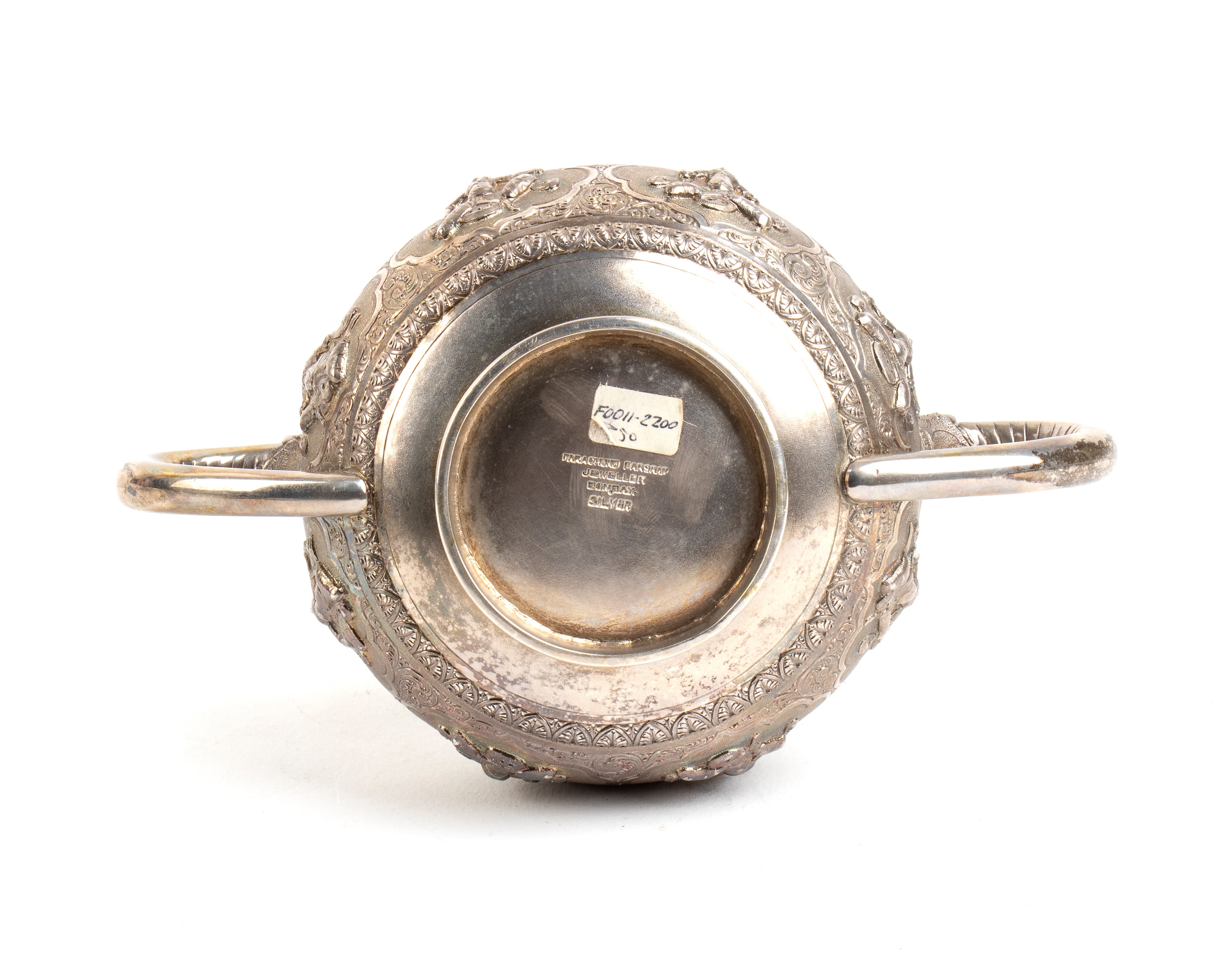 Tazza indiana in argento