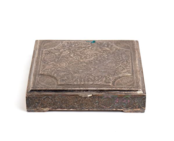 solid silver Indian case