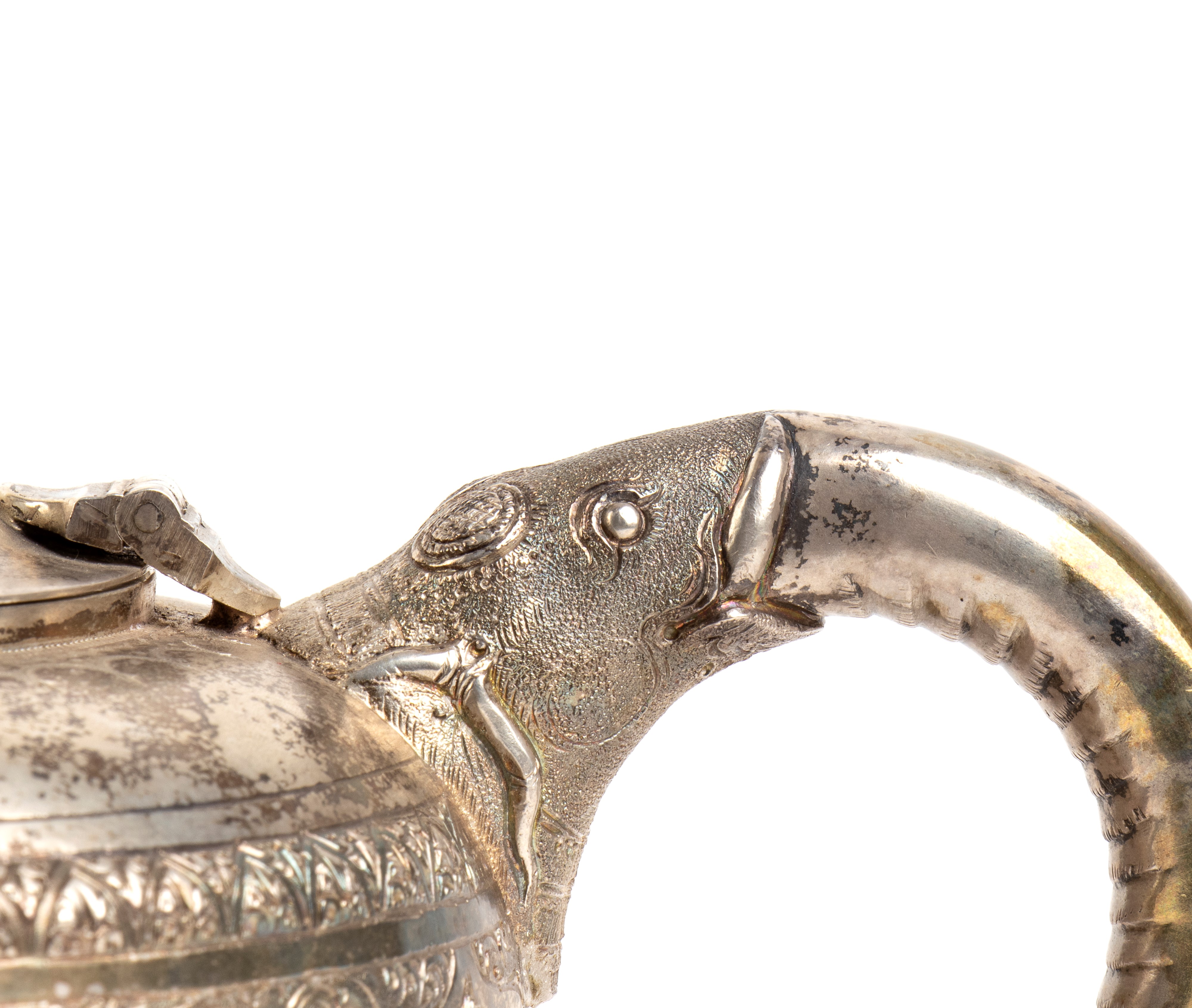 Teiera indiana in argento