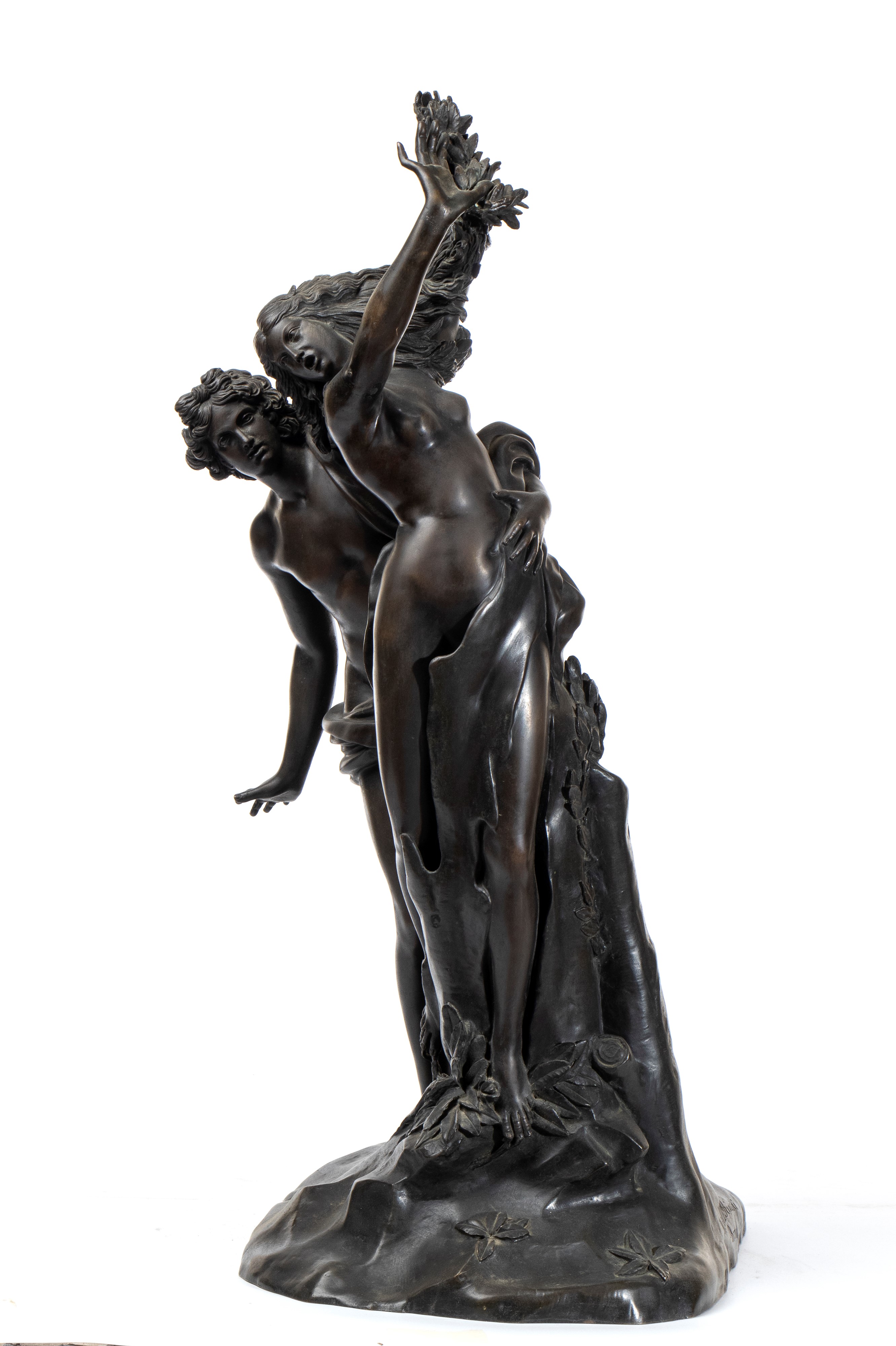 Morelli e Rinaldi, Roma - MORELLI E RINALDI, Scultura in bronzo raffigurante Apollo e Dafne