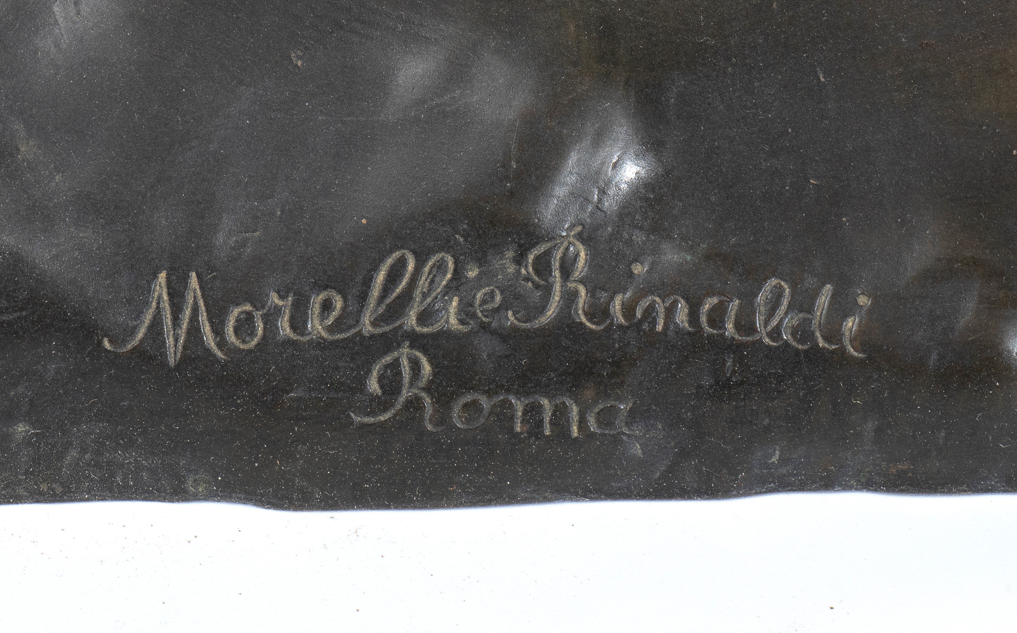 Morelli e Rinaldi, Roma - MORELLI E RINALDI, Scultura in bronzo raffigurante Apollo e Dafne