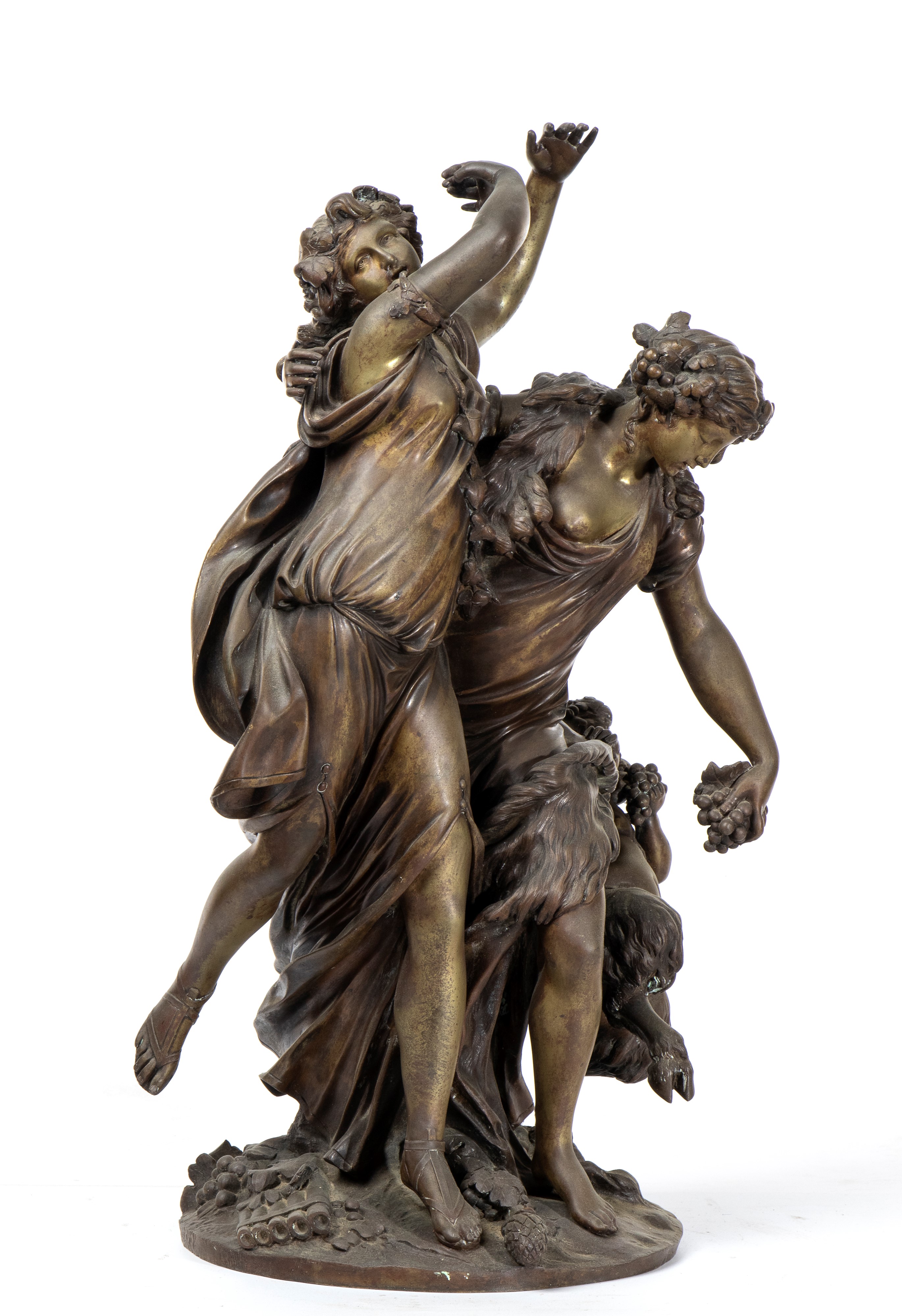 Claude Michel, Detto Clodion (nancy, 1738 - Parigi, 1814) - Clodion, Scultura in bronzo raffigura...