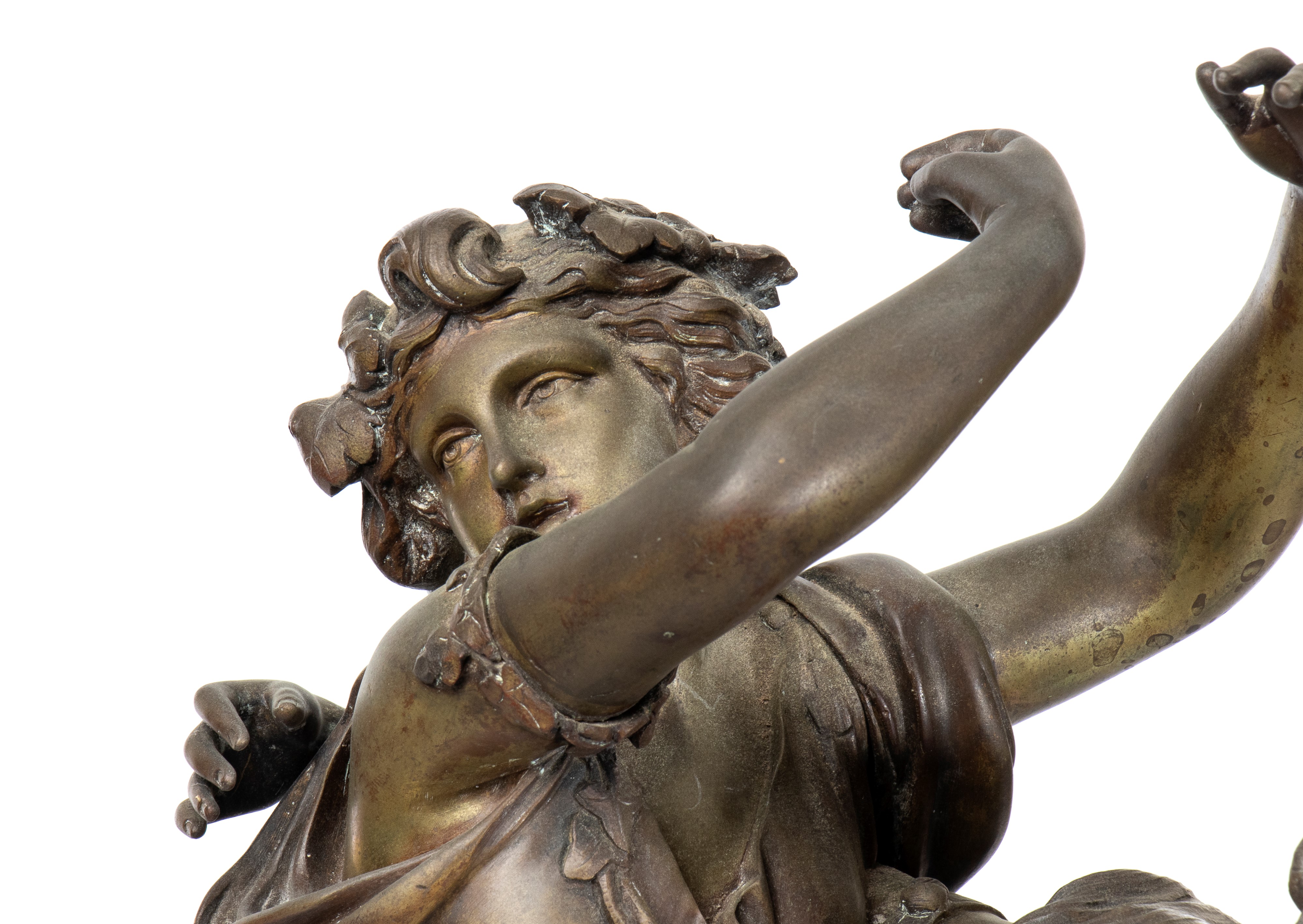 Claude Michel, Detto Clodion (nancy, 1738 - Parigi, 1814) - Clodion, Scultura in bronzo raffigura...