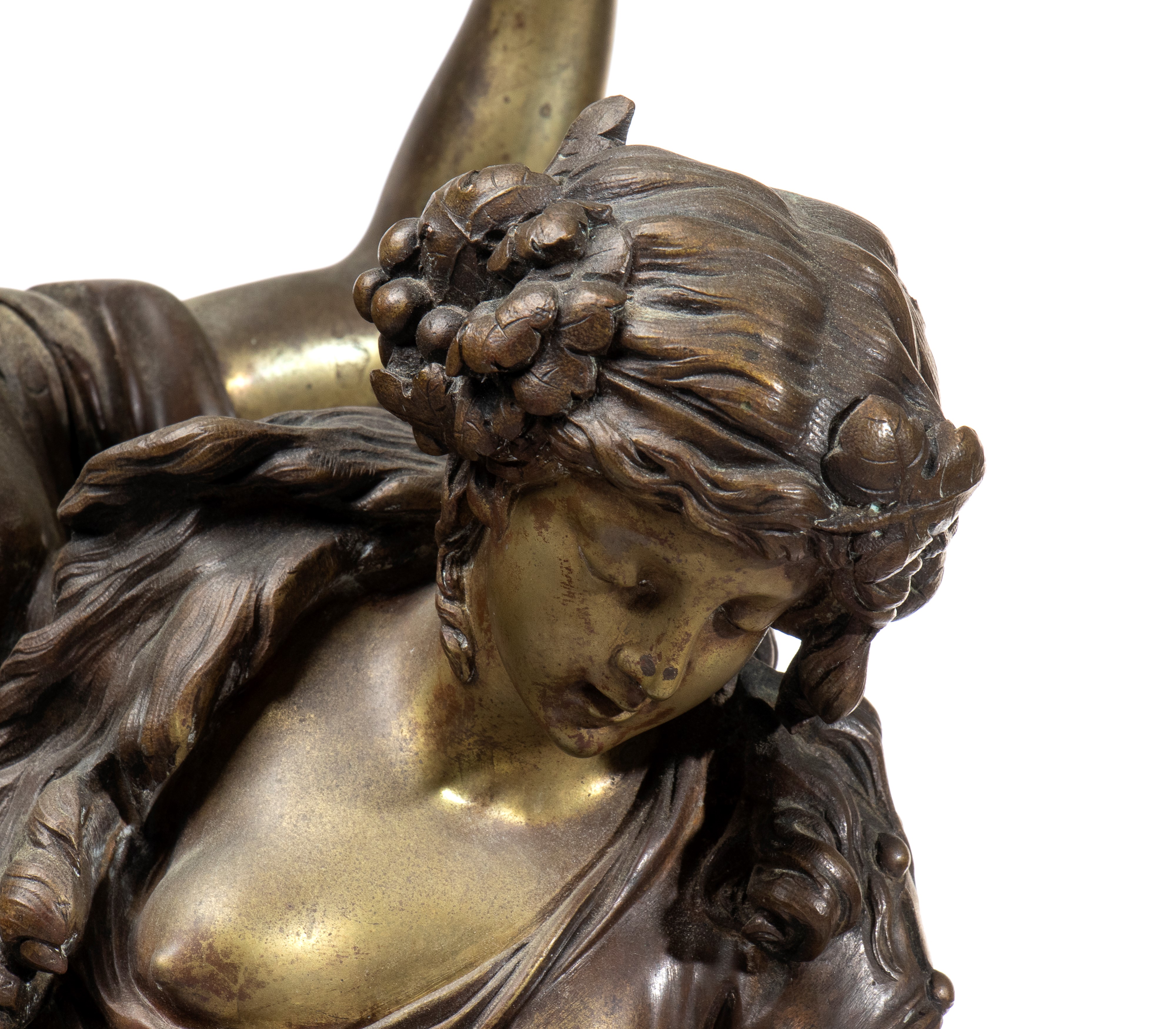 Claude Michel, Detto Clodion (nancy, 1738 - Parigi, 1814) - Clodion, Scultura in bronzo raffigura...