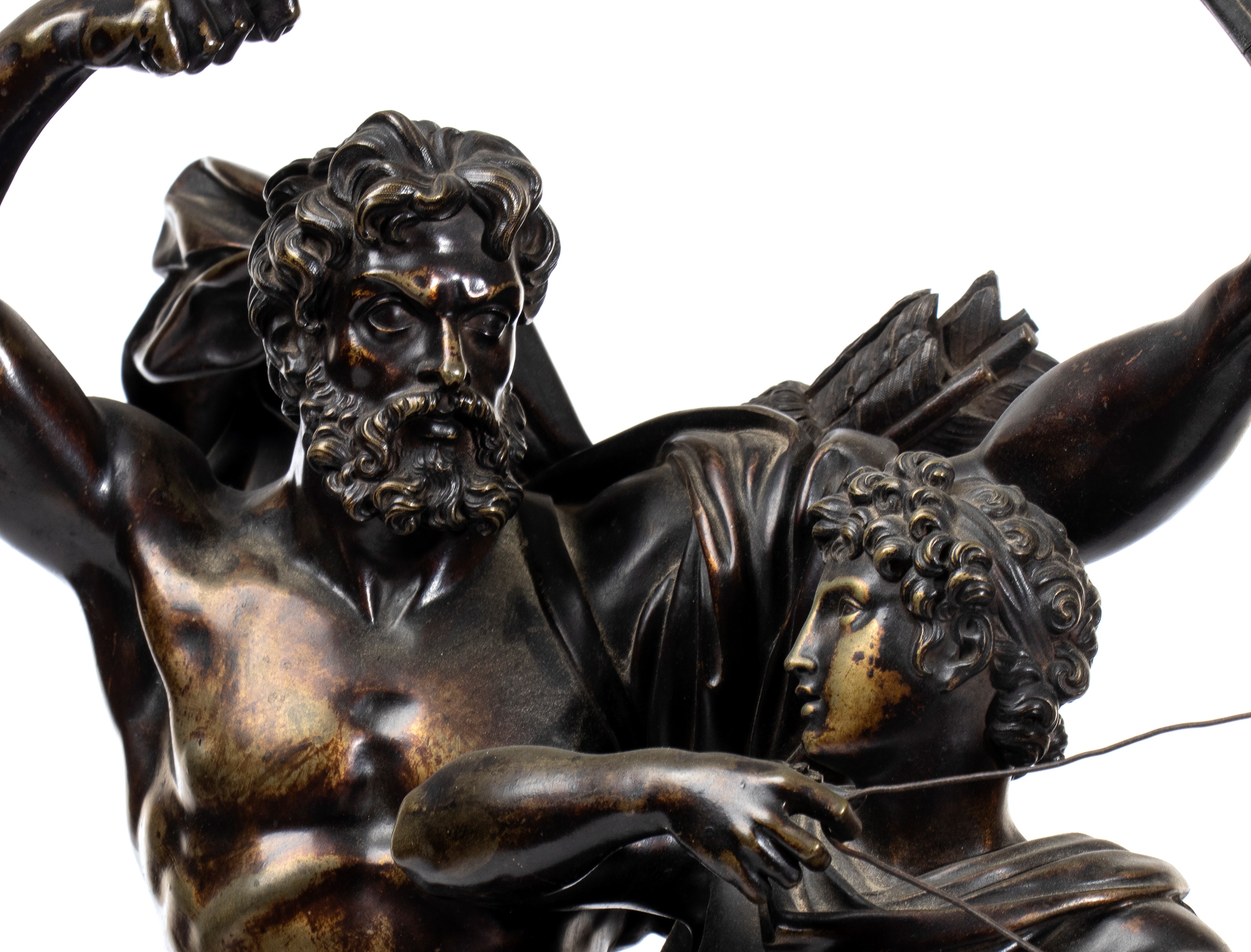 Giovanni Zoffoli, Giacomo Zoffoli - Gruppo scultoreo in bronzo raffigurante Apollo e Centauro, XV...