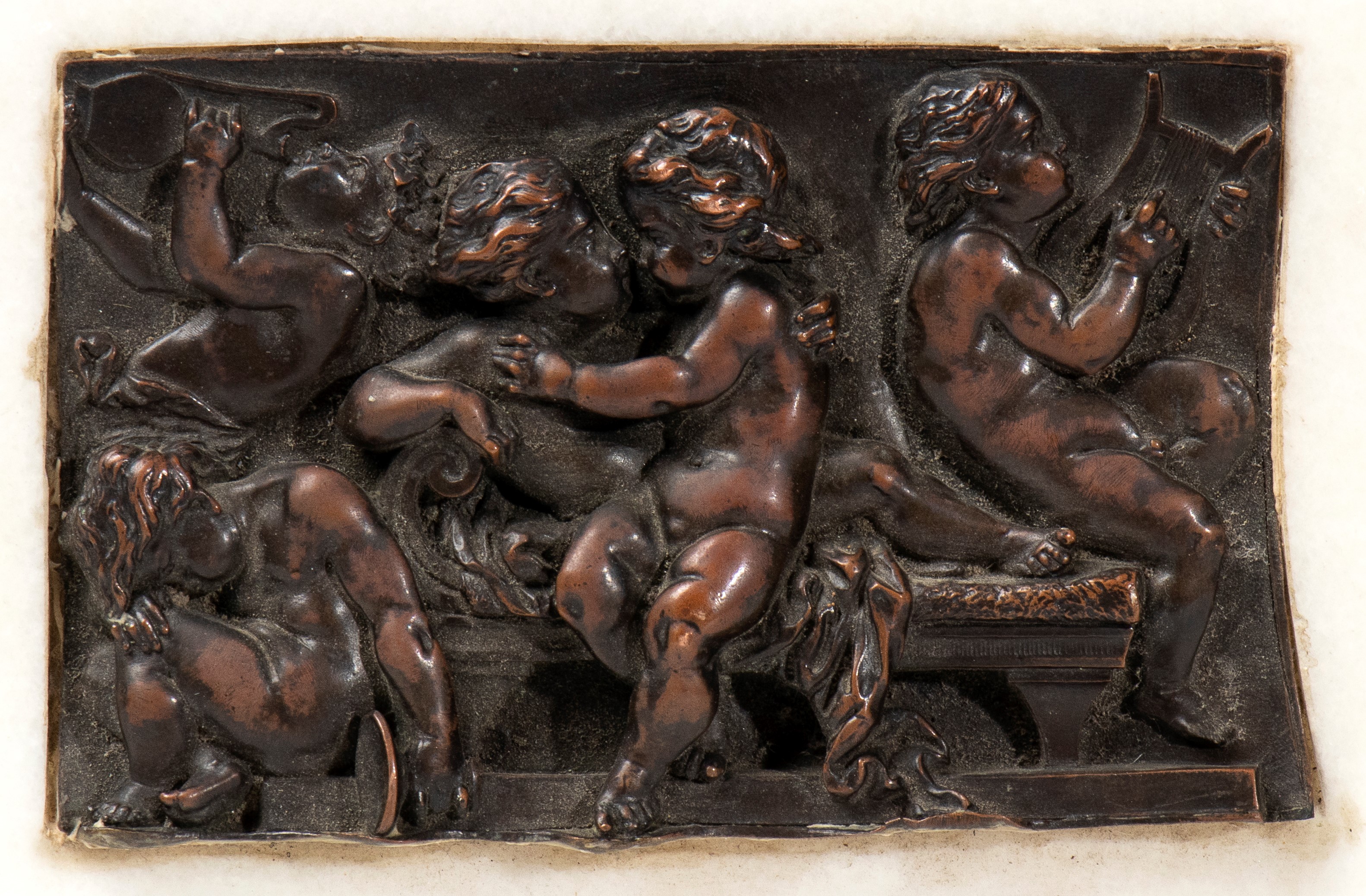 Bassorilievi in bronzo, Putti danzanti e musicanti, XVIII secolo