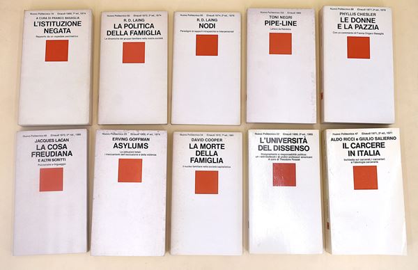 Collana "Nuovo Politecnico" edita da Einaudi - 10 volumi