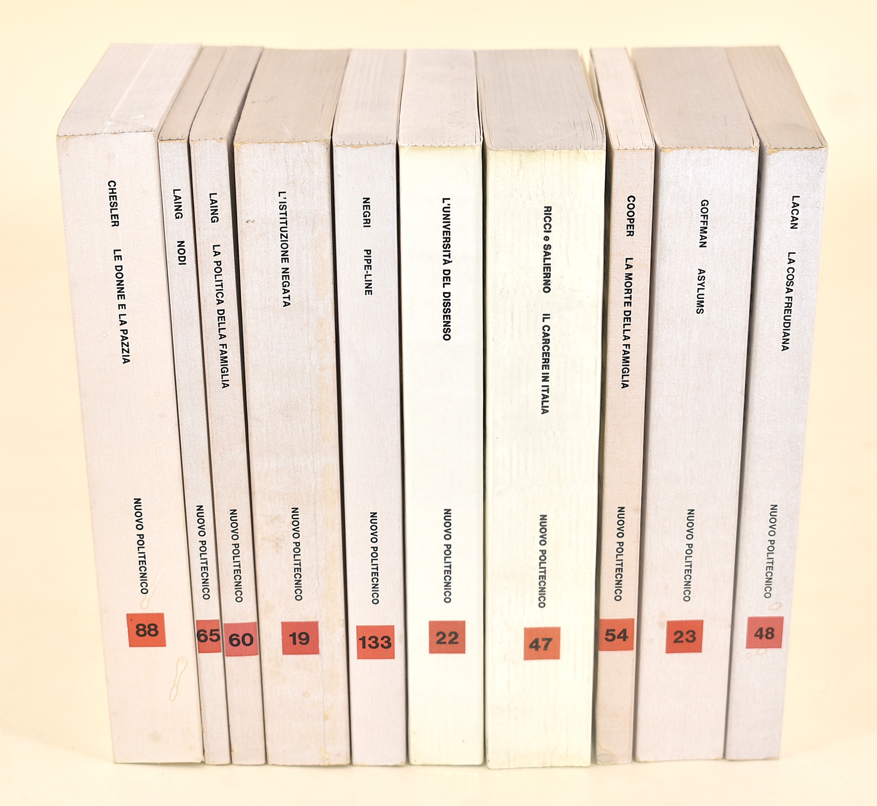 Collana "Nuovo Politecnico" edita da Einaudi - 10 volumi