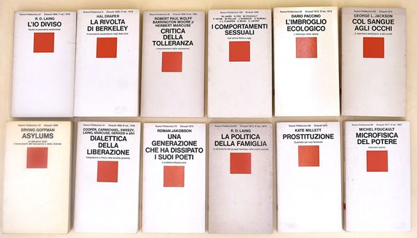 Collana "Nuovo Politecnico" edita da Einaudi - 12 volumi