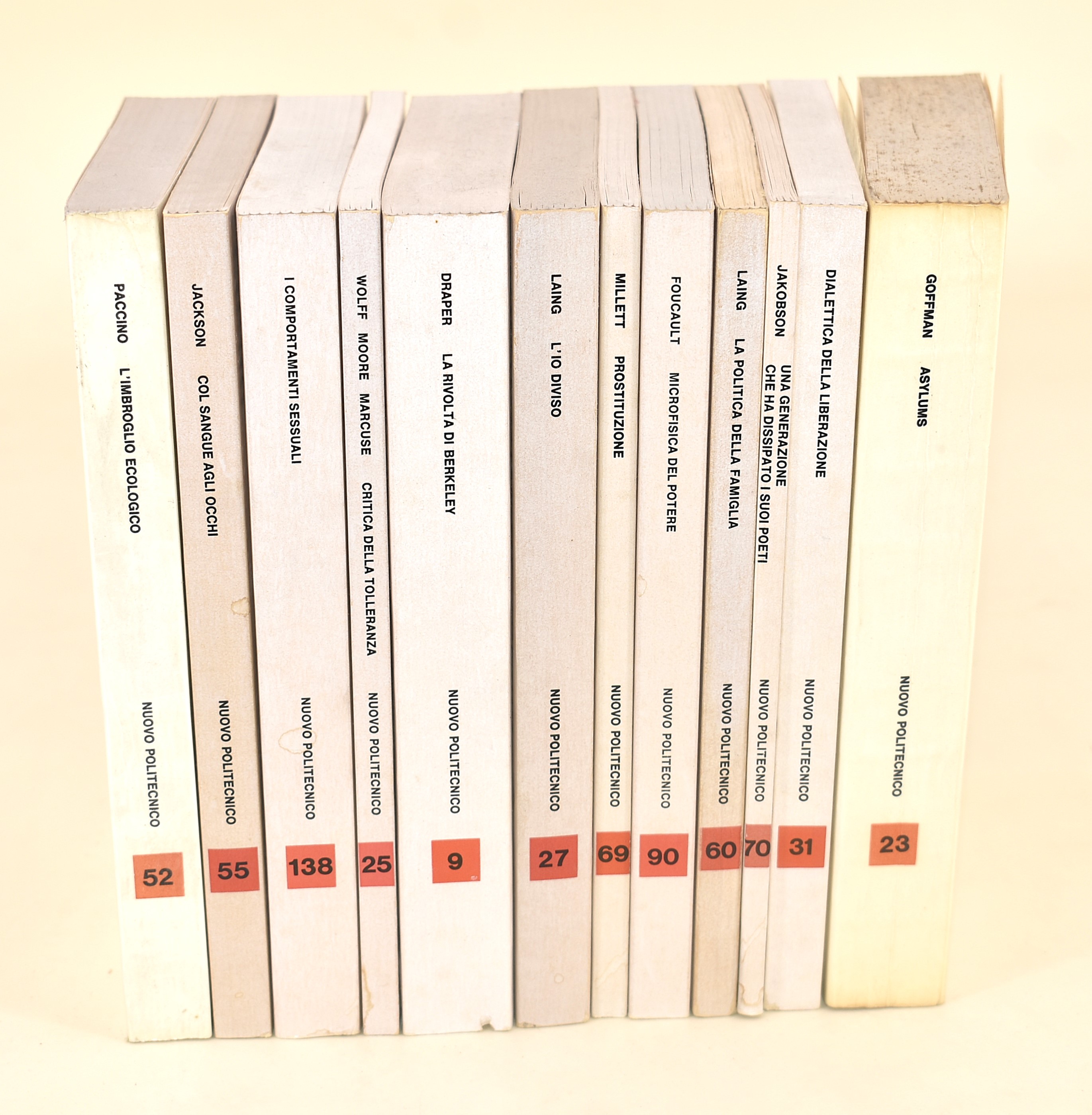 Collana "Nuovo Politecnico" edita da Einaudi - 12 volumi