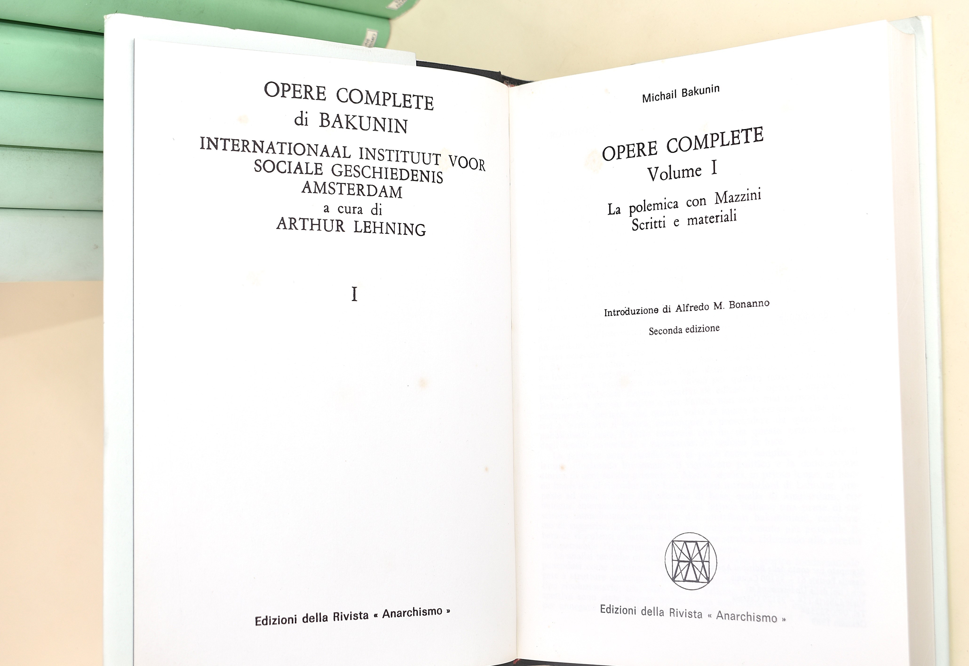 Michail Bakunin, Opere Complete - 8 volumi