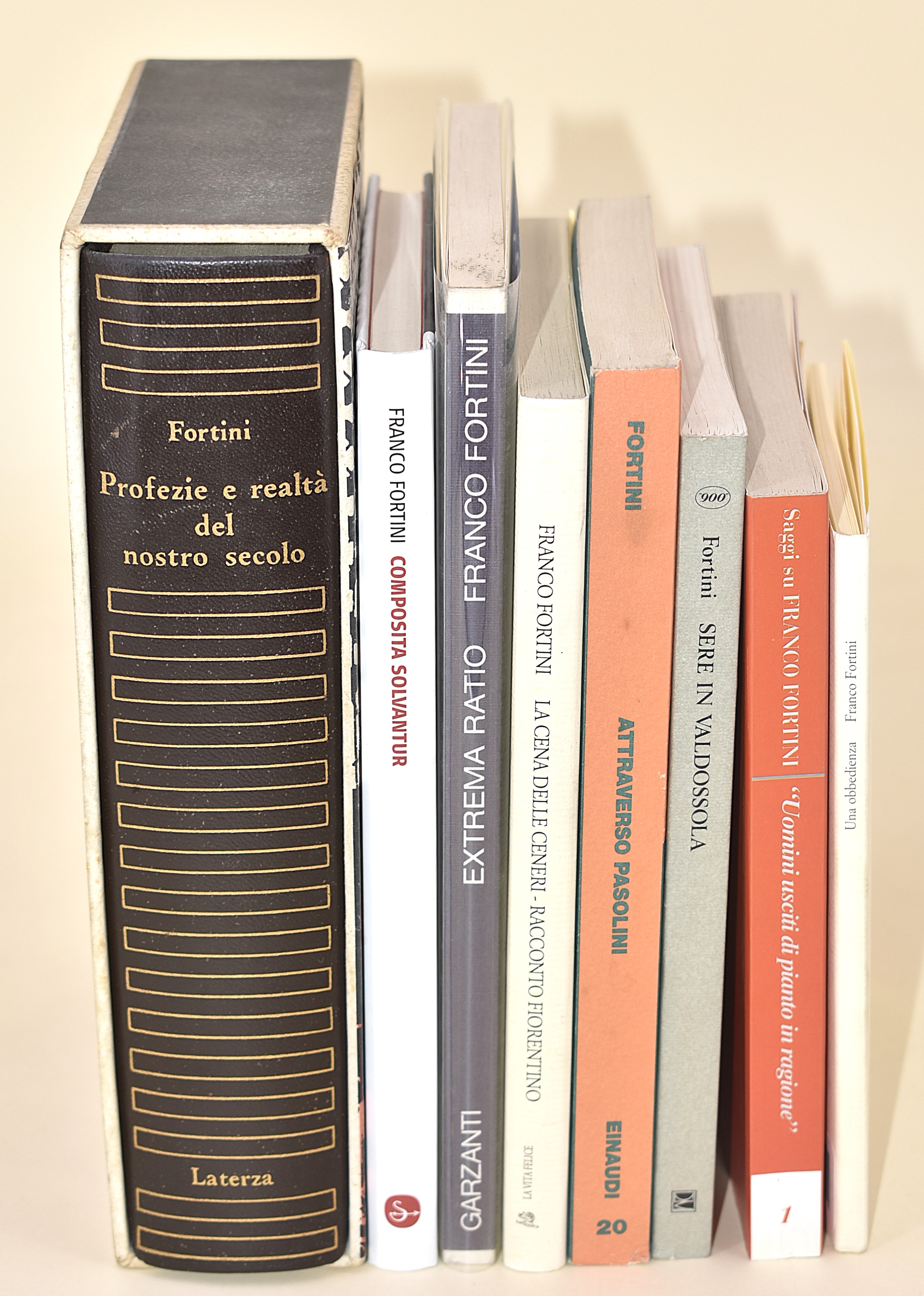 Franco Fortini, Poesie e saggi - 8 volumi