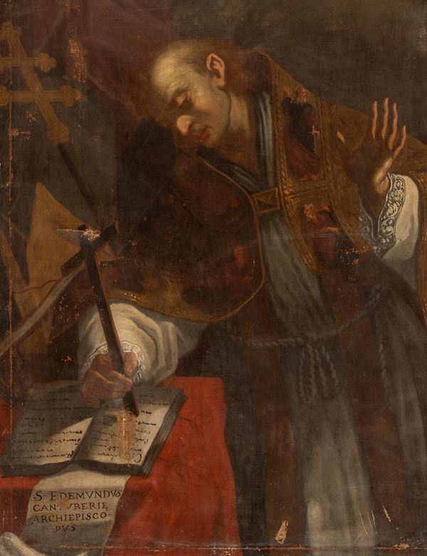 Artista bolognese, XVIII secolo - Edmund of Abingdon