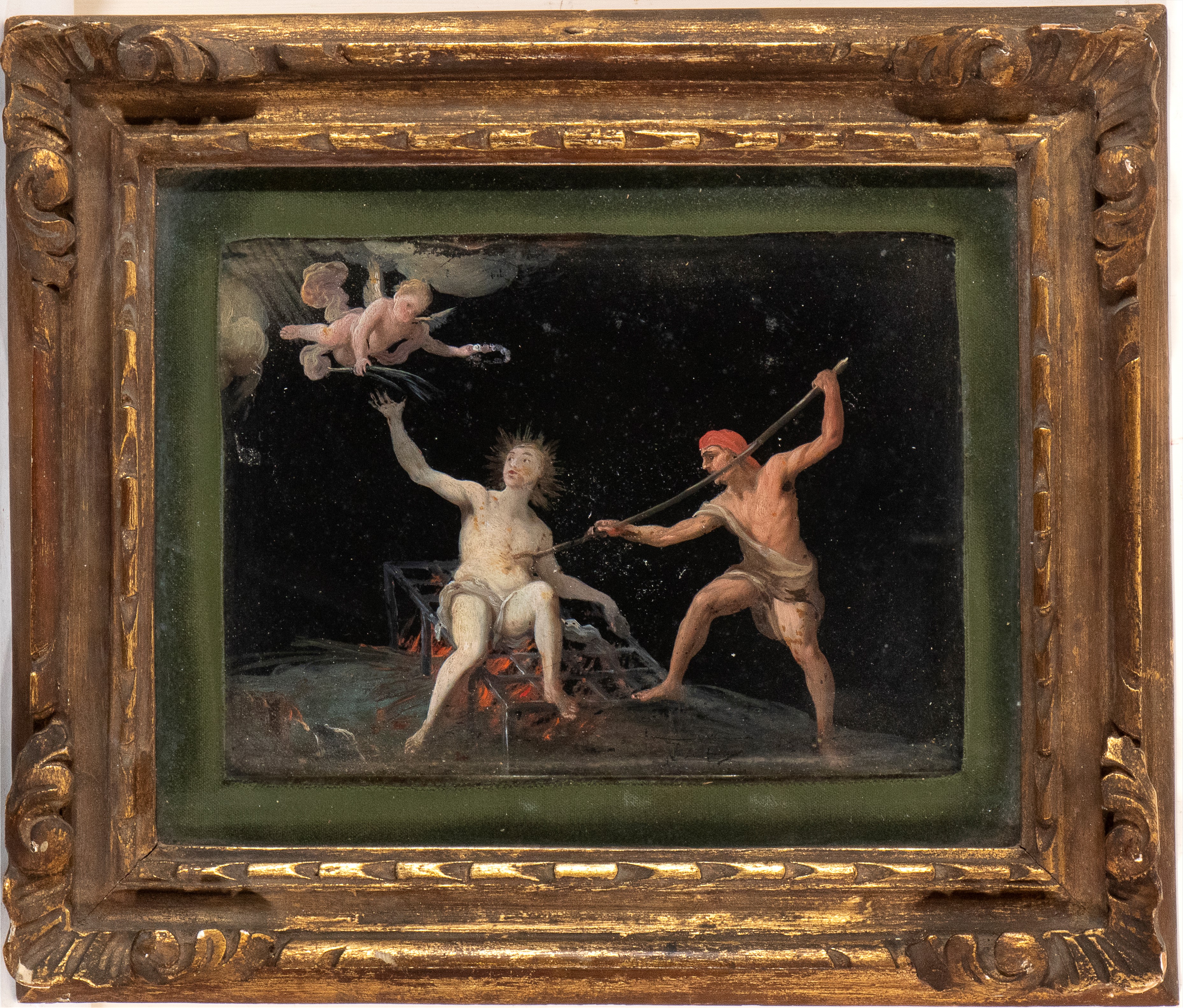 Artista Veronese, Prima Metà XVII Secolo - Martirio di San Lorenzo