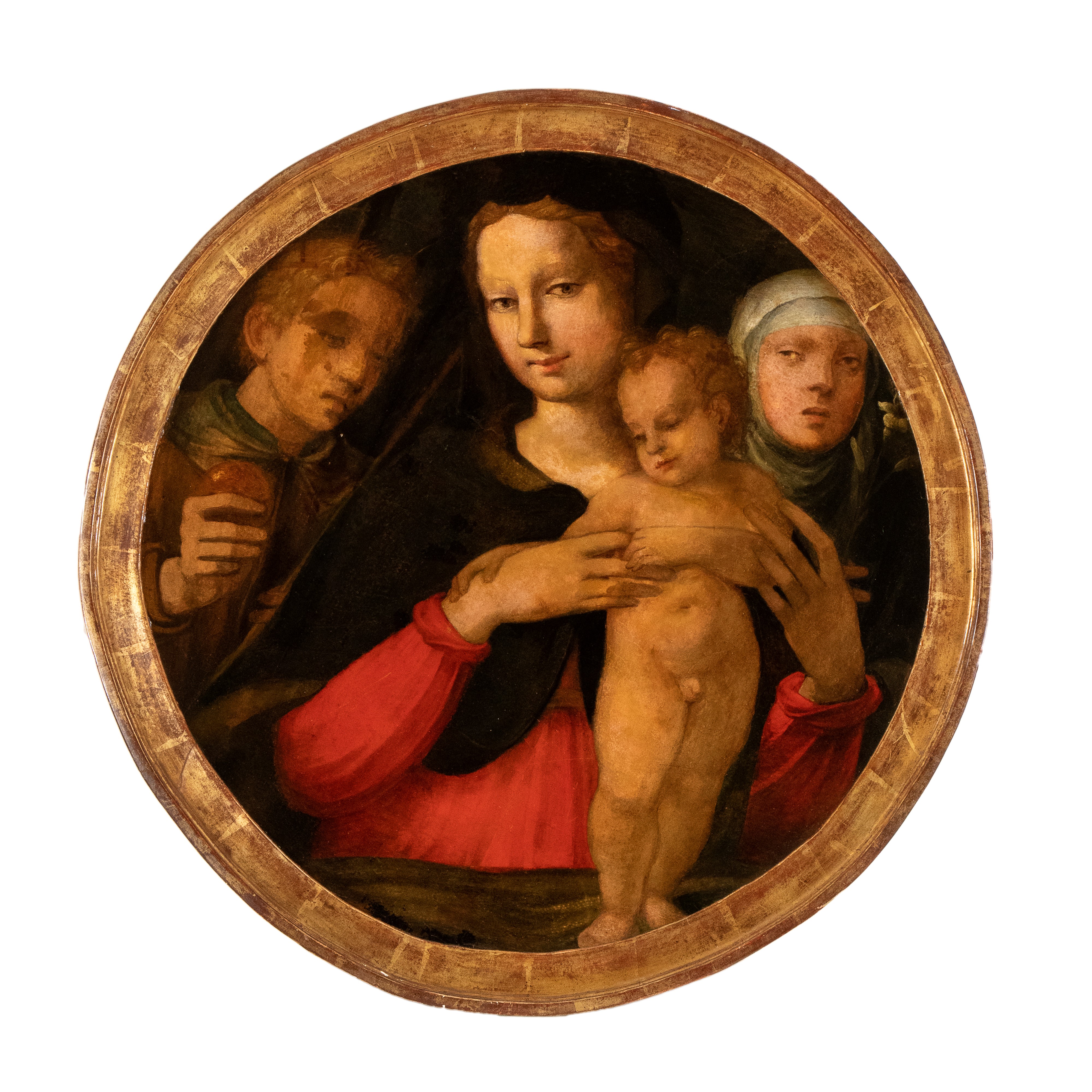 Bartolomeo Neroni il Riccio - Madonna con Bambino, Sant'ansano e Santa Caterina da Siena