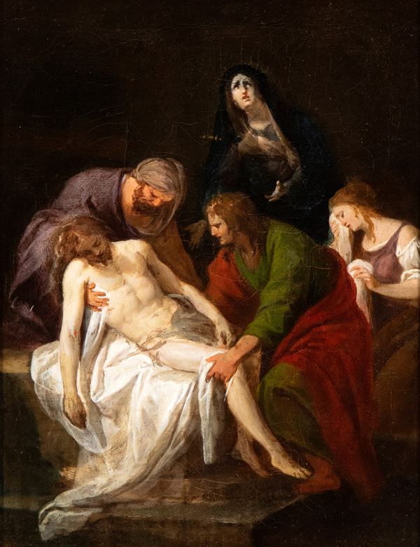 Artista napoletano, XVIII secolo - The Deposition of Christ