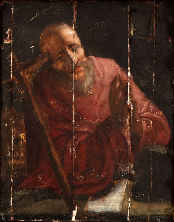 Artista fiammingo, prima met&#224; XVII secolo - San Girolamo