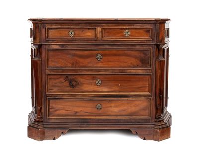 Canterano italiano, legno di noce, Umbria, XX secolo