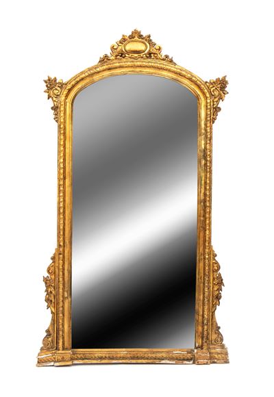 Specchiera Francese Dorata Napoleone III