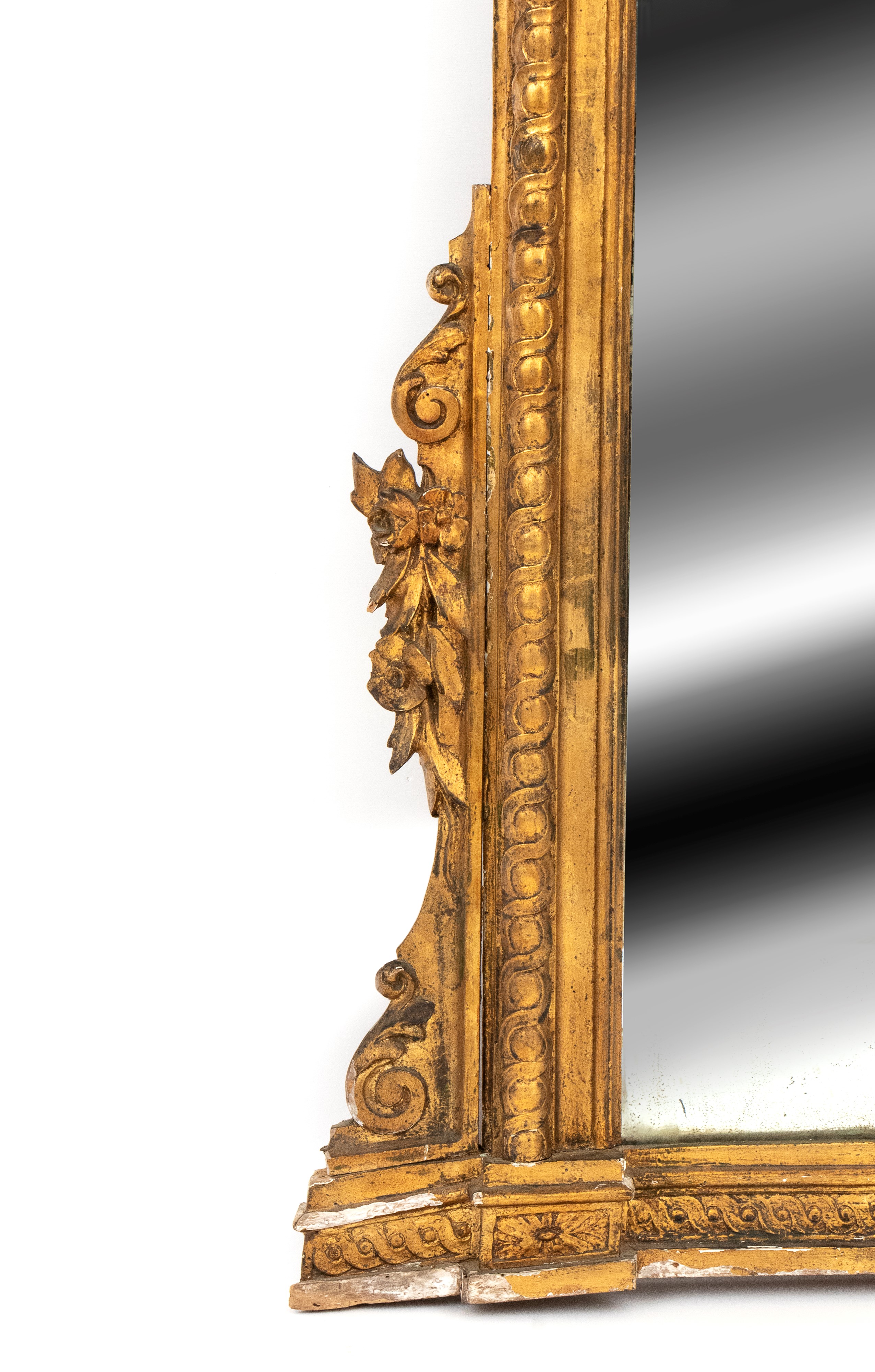 Specchiera Francese Dorata, Napoleone III, XIX secolo
