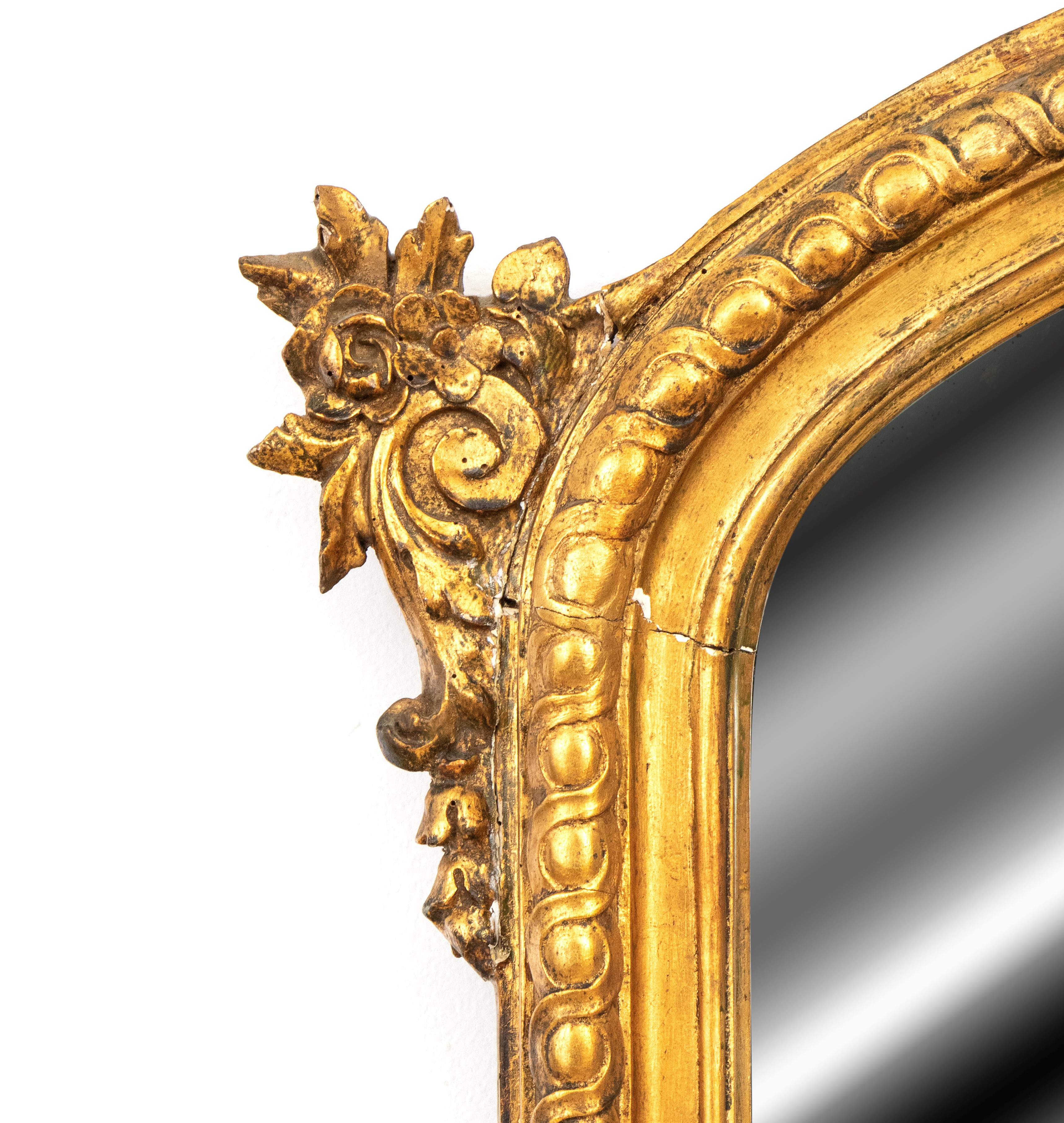 Specchiera Francese Dorata, Napoleone III, XIX secolo