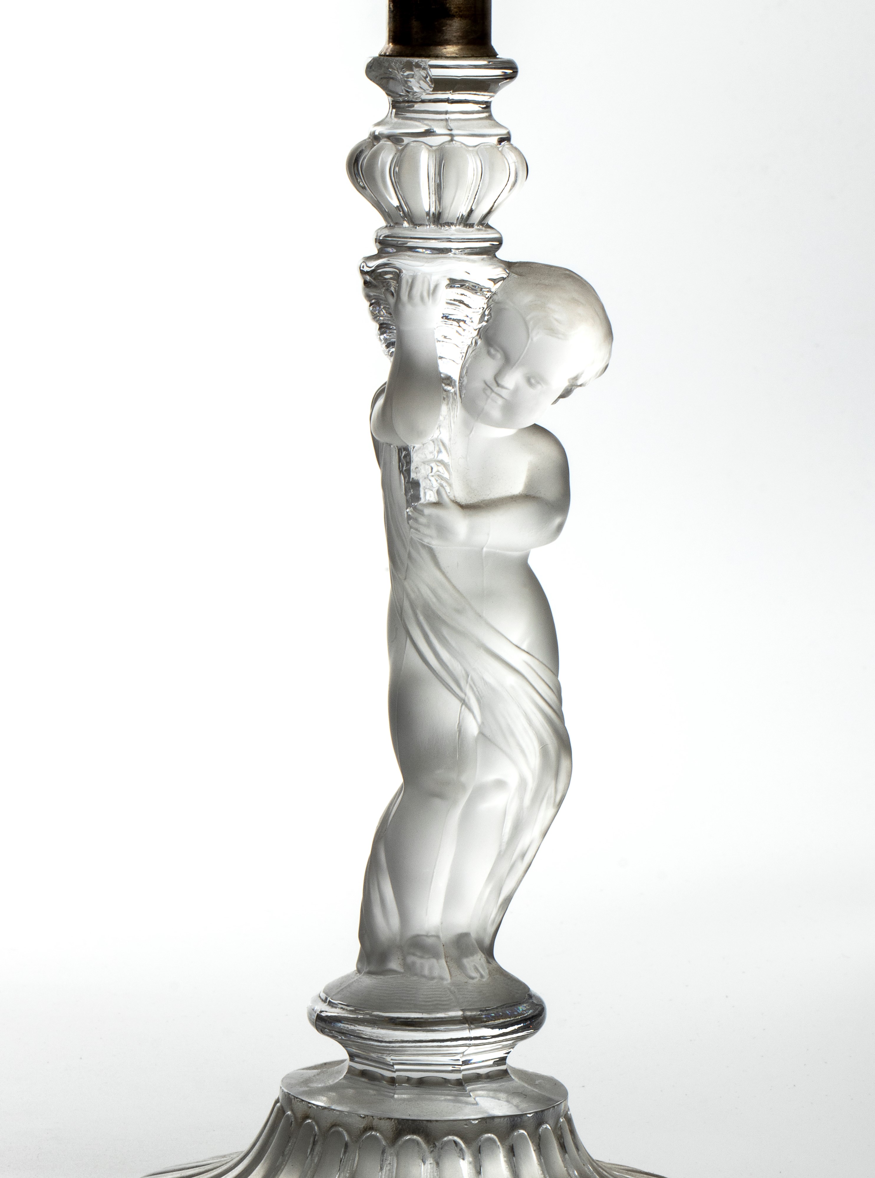 Coppia di Candelabri in Cristallo Baccarat