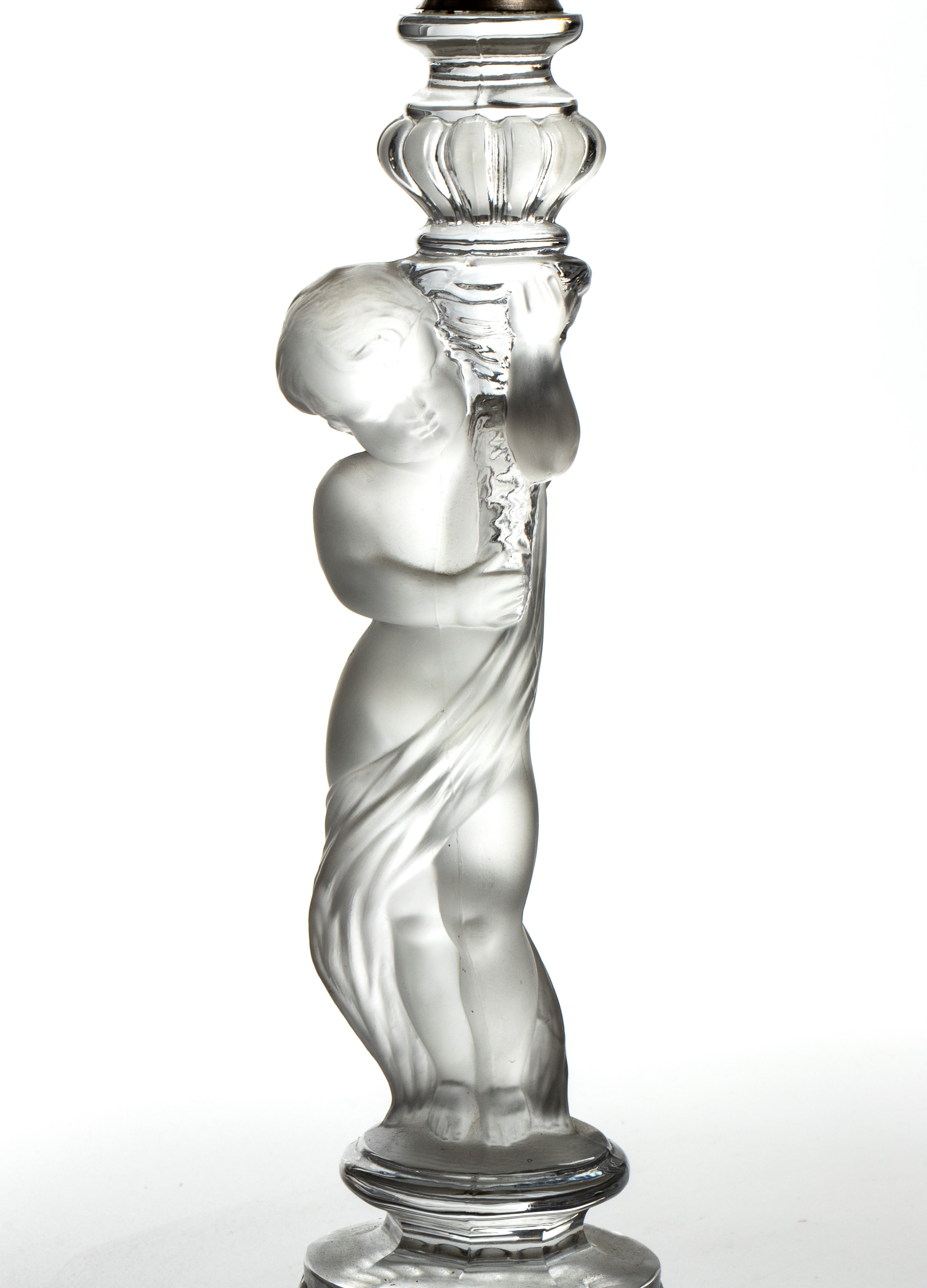 Coppia di Candelabri in Cristallo Baccarat