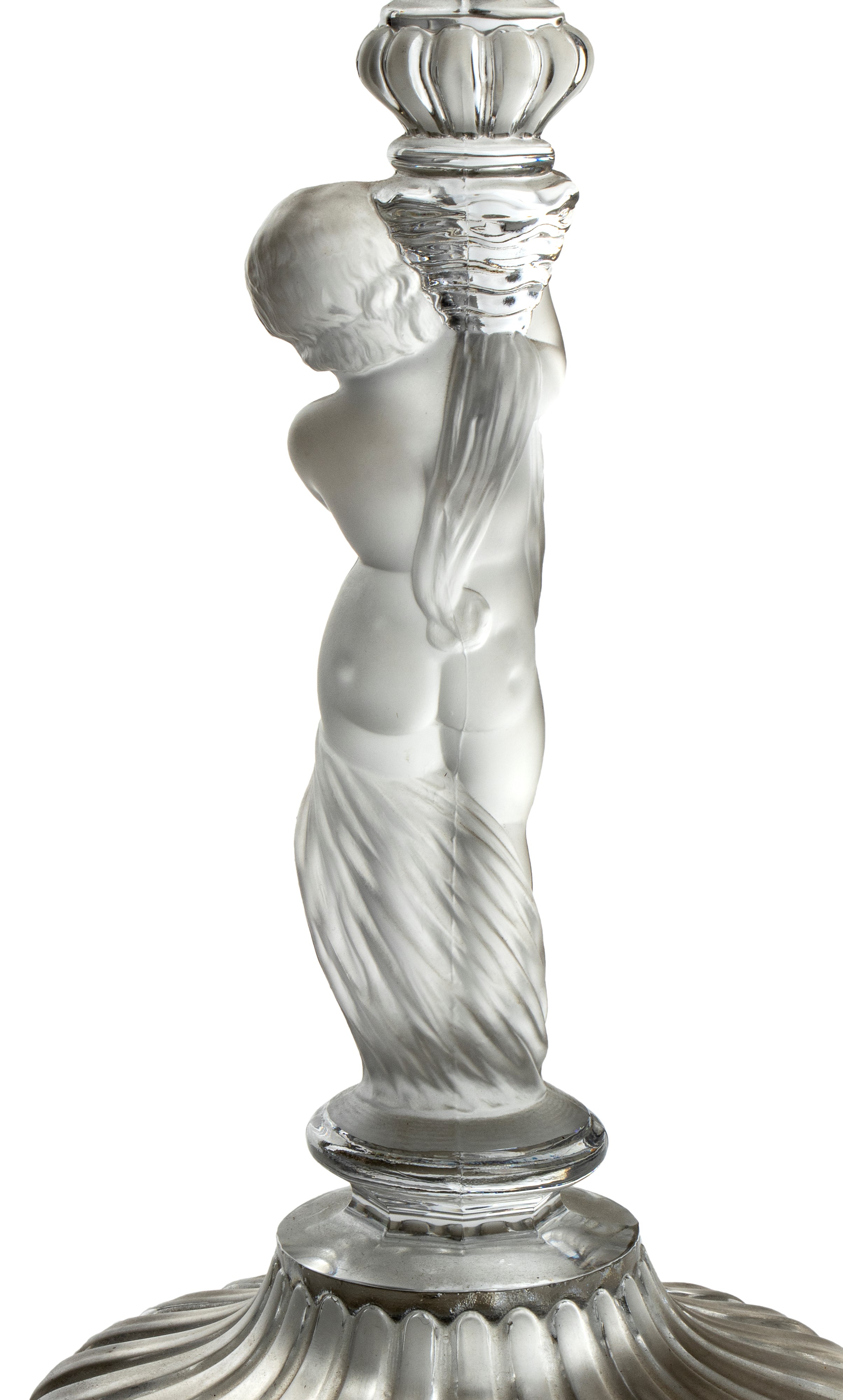 Coppia di Candelabri in Cristallo Baccarat