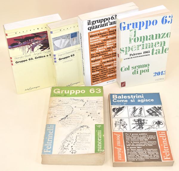 Opere sul Gruppo '63 di Nanni Balestrini - 6 volumi