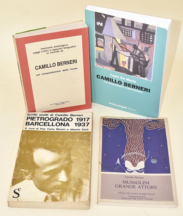 Opere su Mussolini, Anarchia e Rivoluzione di Camillo Berneri - 4 volumi