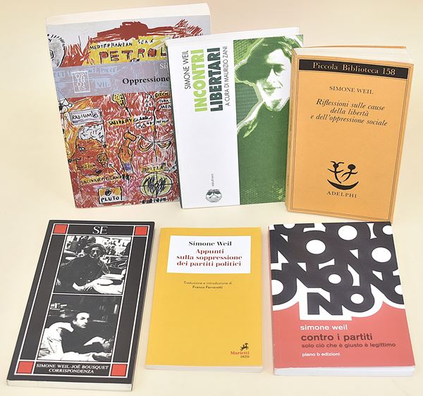 Opere di Simone Weil sul liberalismo e sull'anarchia - 6 volumi
