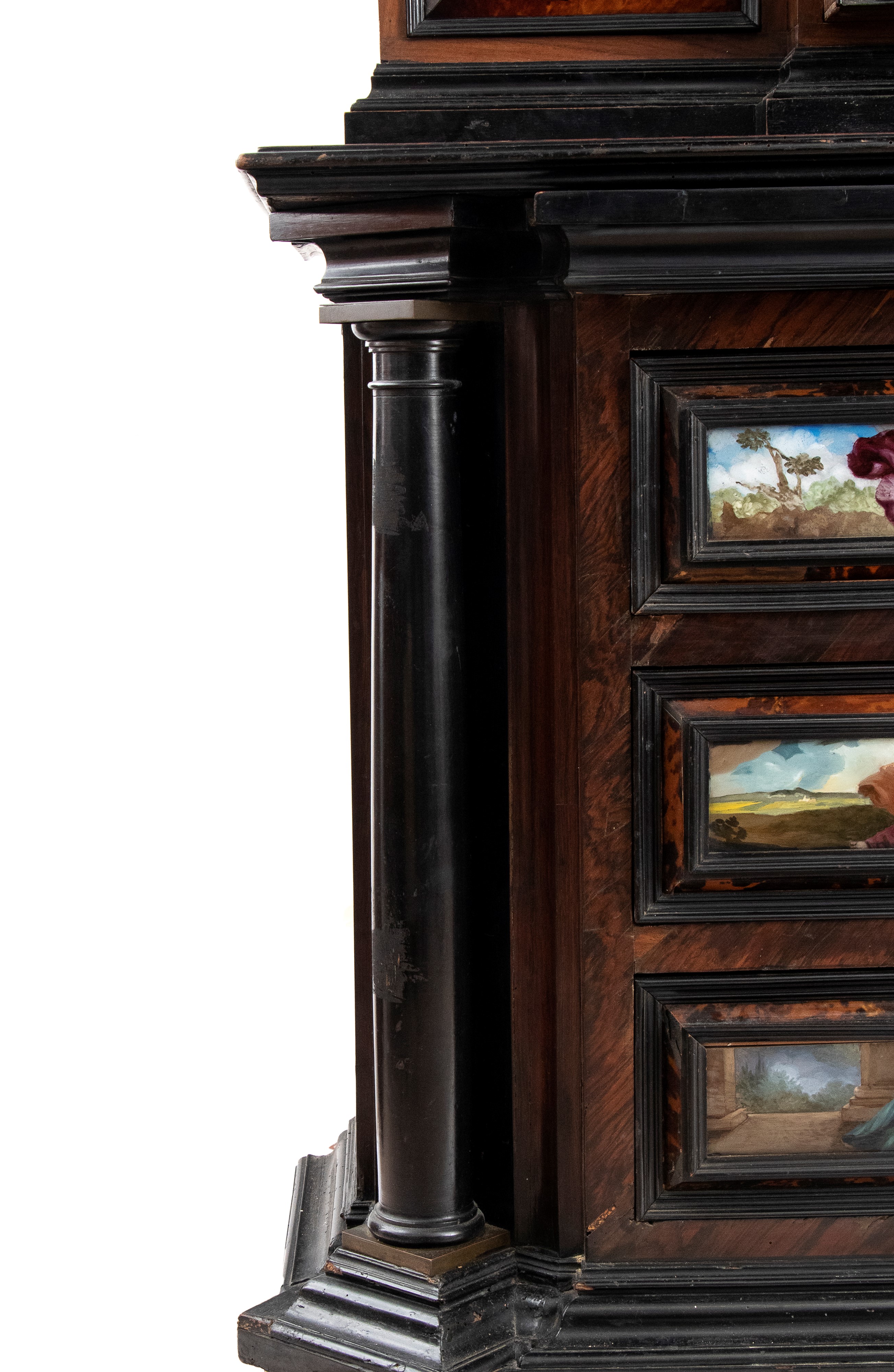 Stipo commode, palissandro e tartaruga, Roma, XVIII secolo