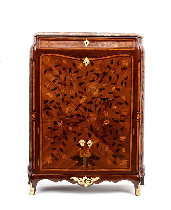 F&#201;LIX LAURENT - Secretaire signed Felix Laurent, Louis XV Paris