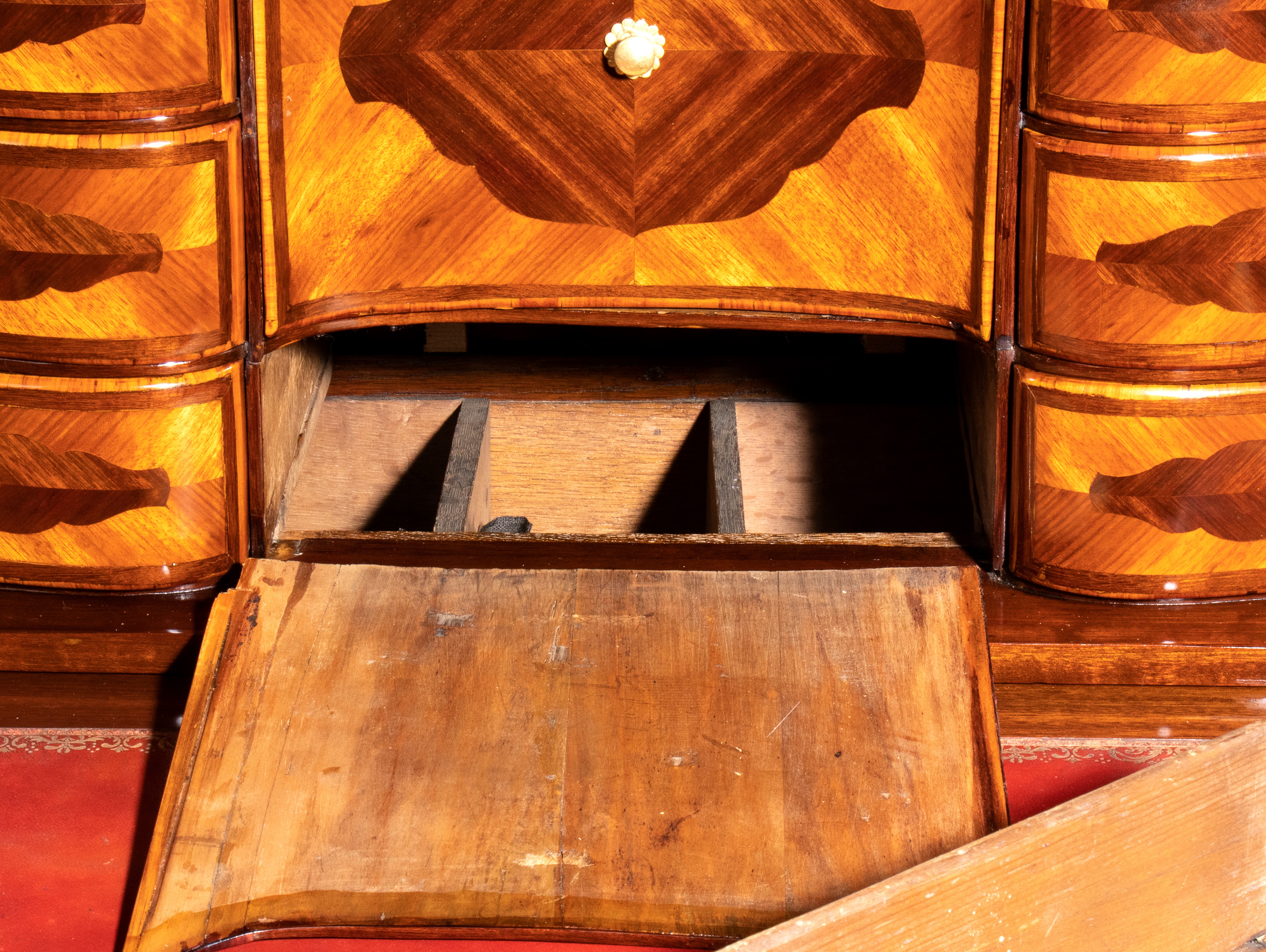 féLIX Laurent - Secretaire Francese Intarsiato, Luigi XV