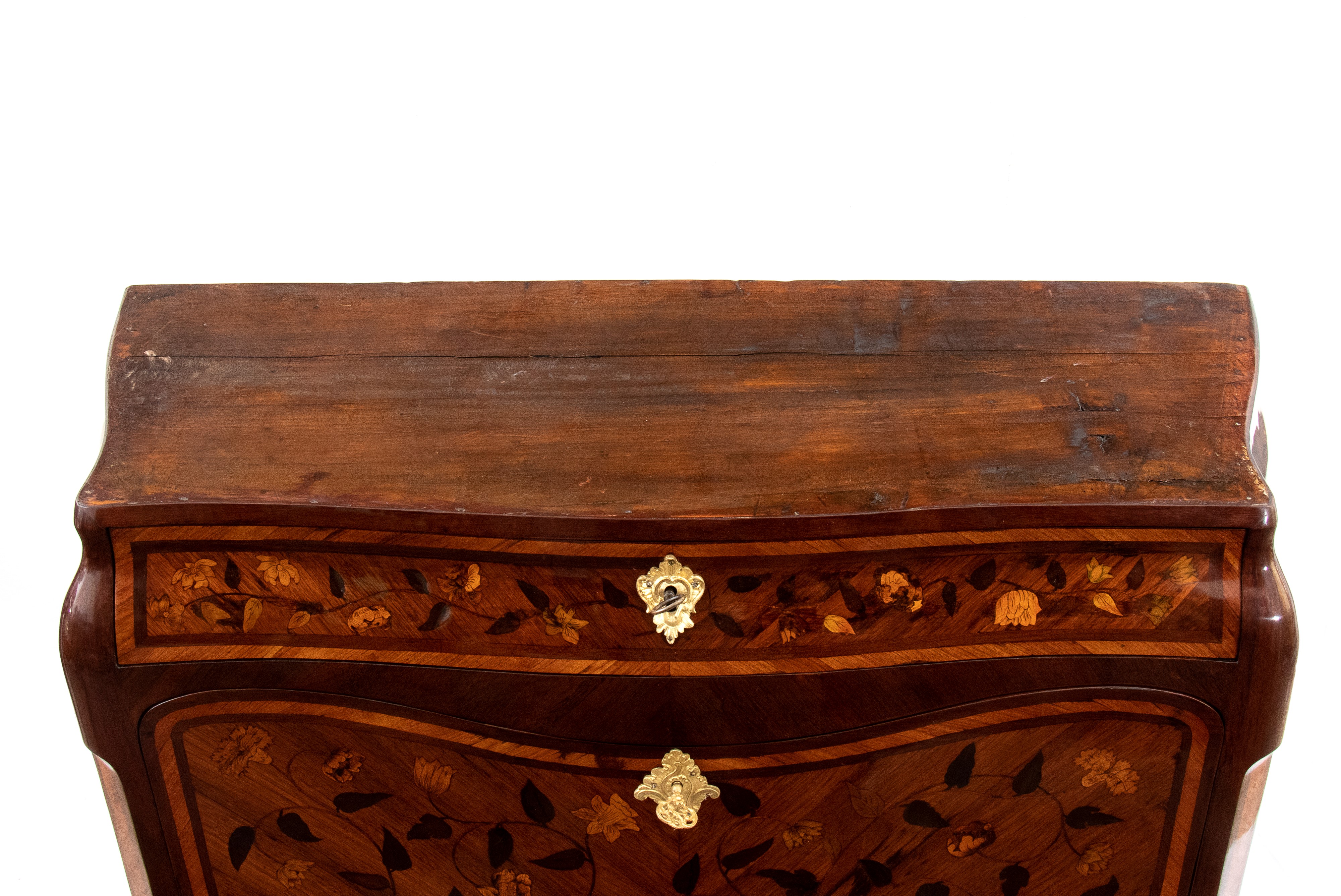 féLIX Laurent - Secretaire Francese Intarsiato, Luigi XV