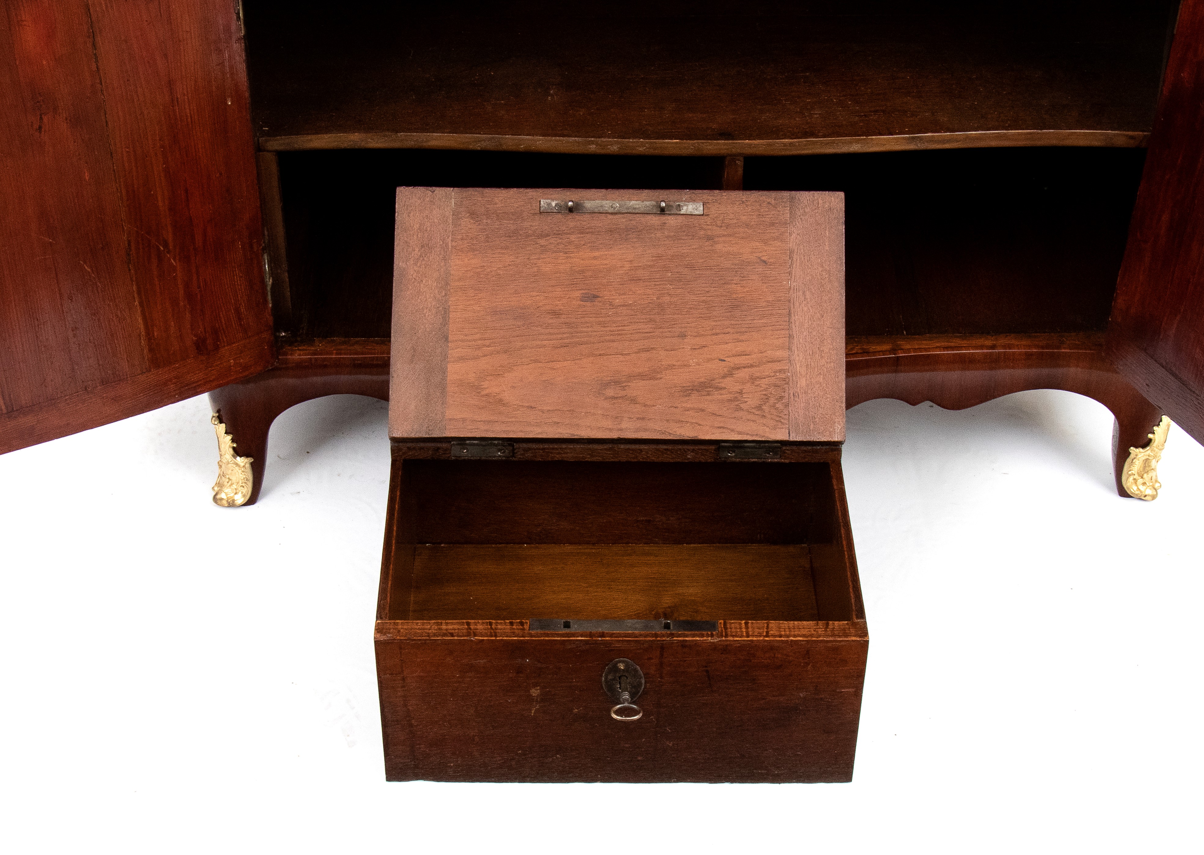 féLIX Laurent - Secretaire Francese Intarsiato, Luigi XV