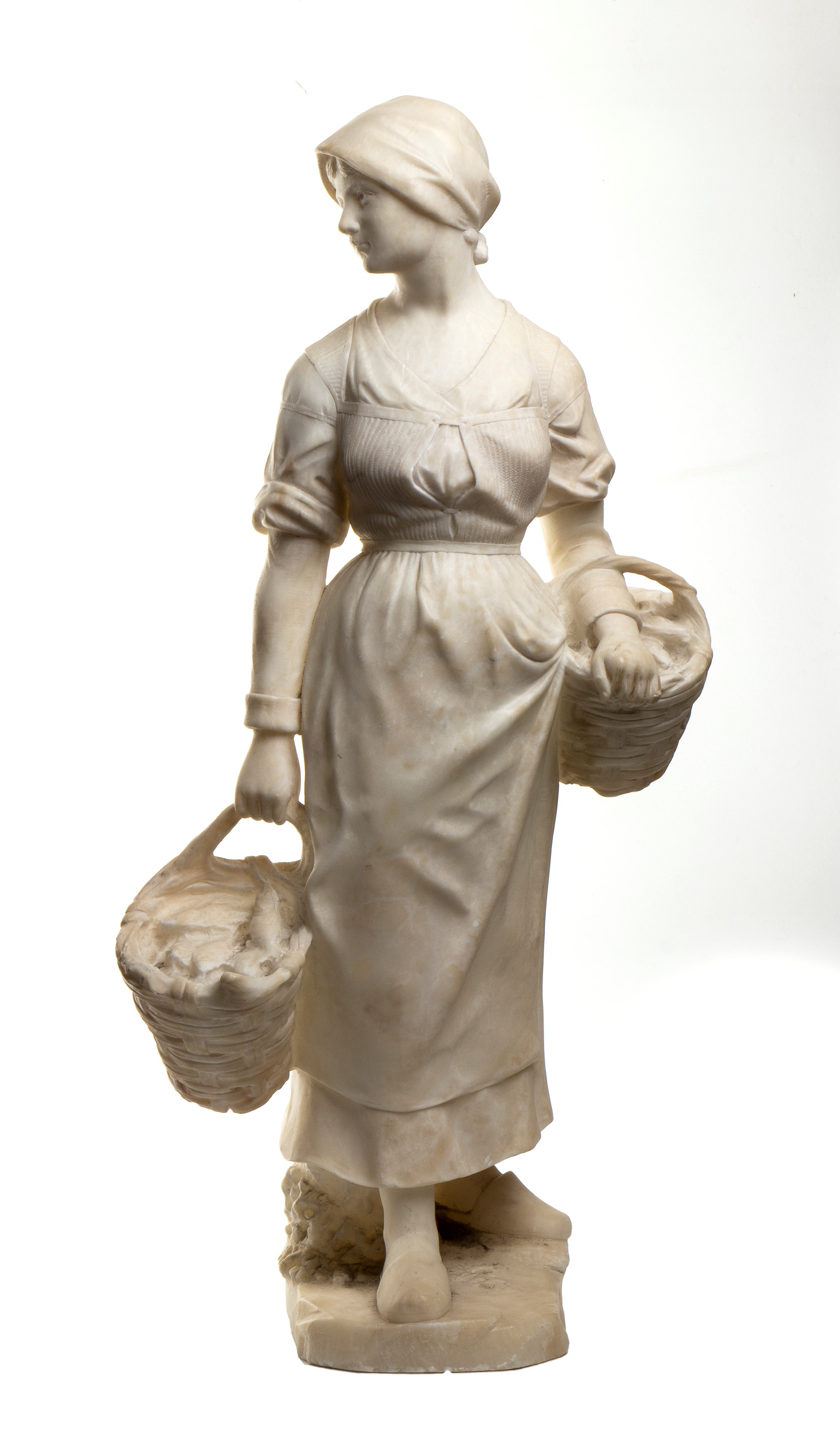 Scultura Francese in Alabastro