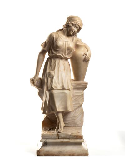 Scultura Francese in Alabastro